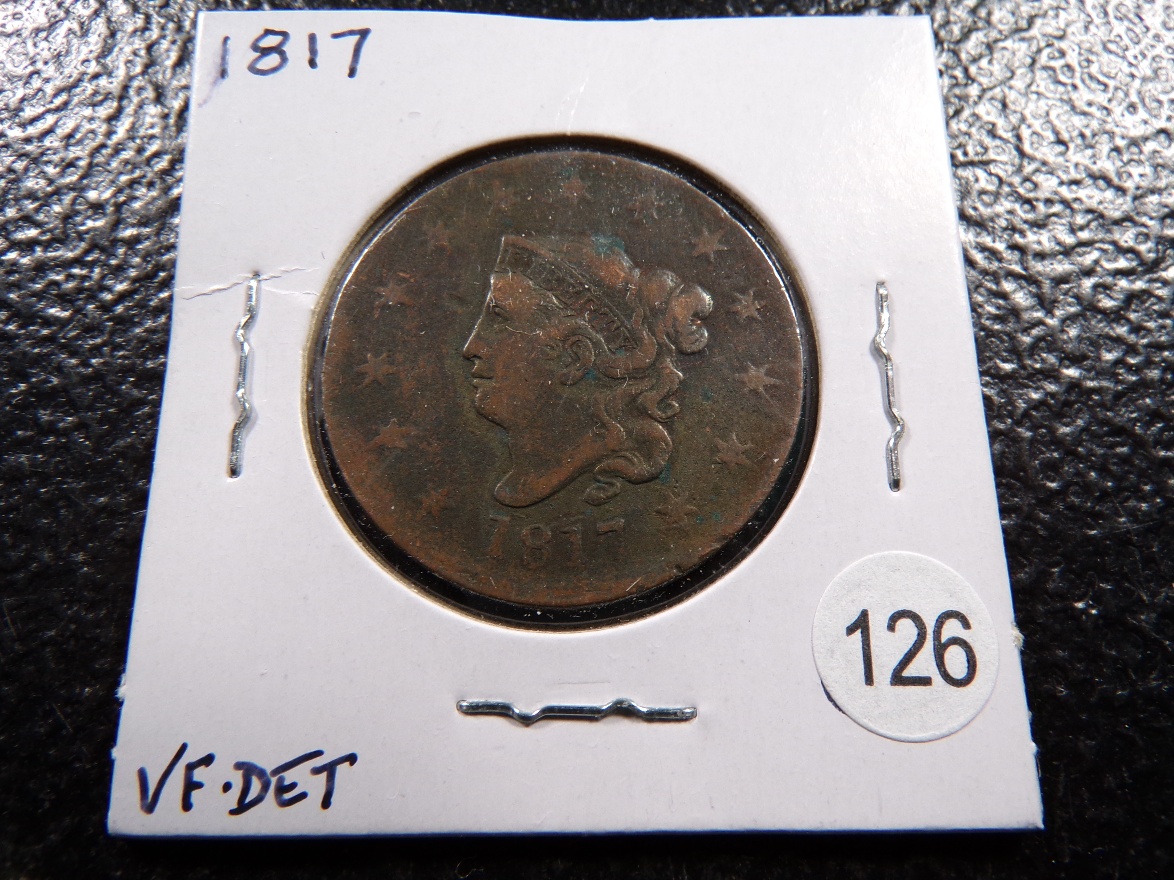 1817 CORONET HEAD LARGE CENT