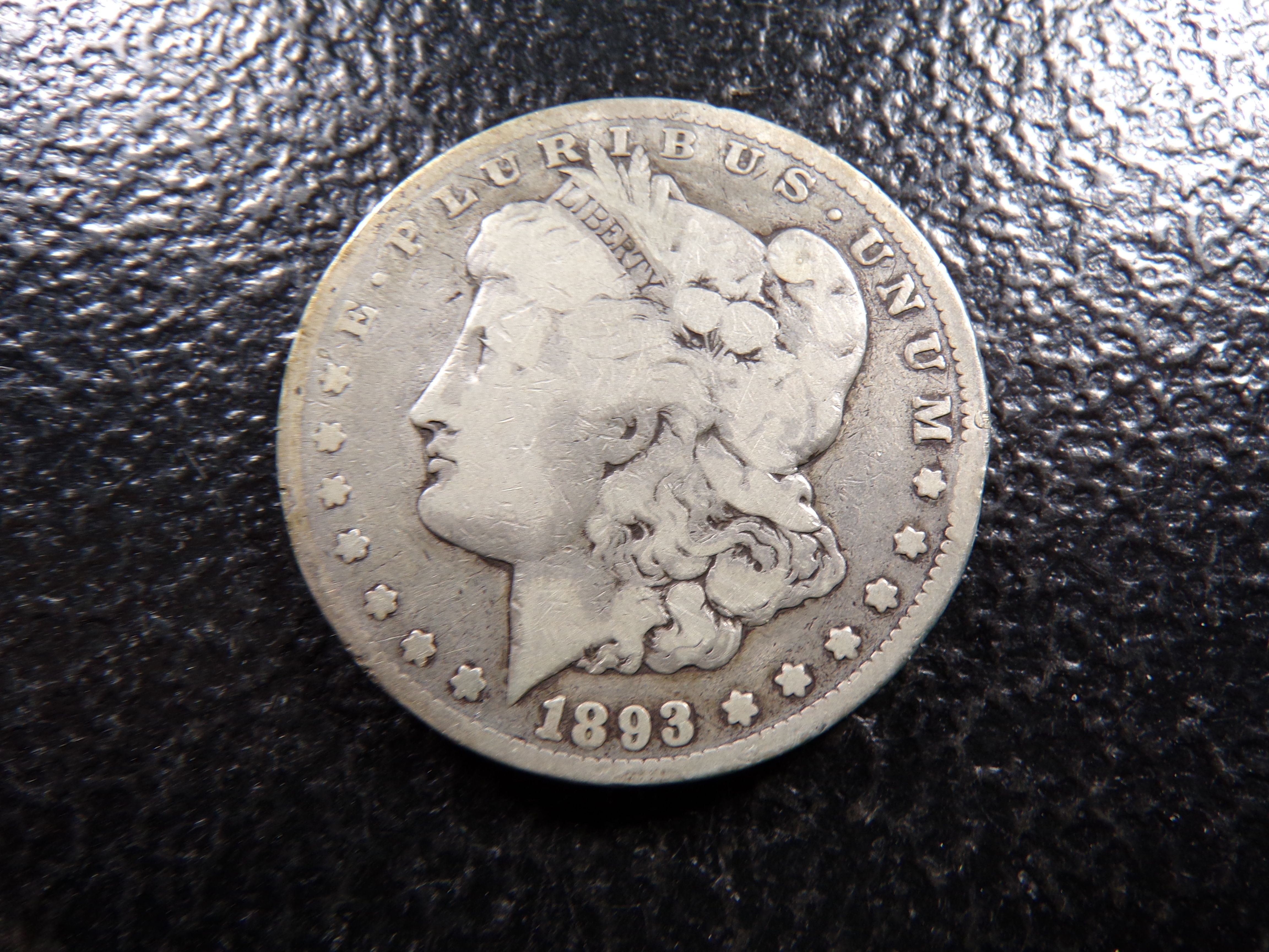 1893-CC KEY DATE CARSON CITY MORGAN SILVER DOLLAR