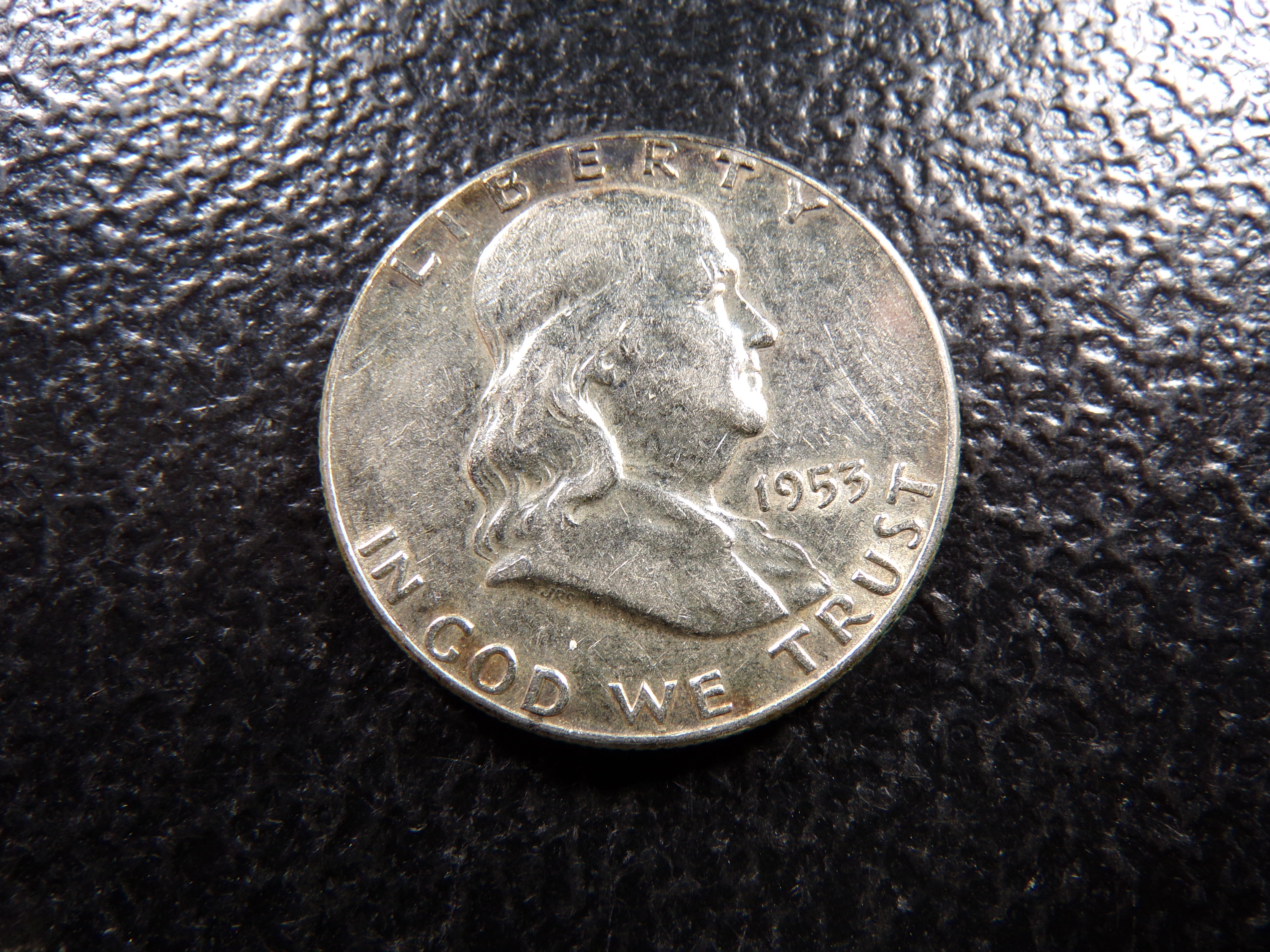 1953 FRANKLIN SILVER HALF DOLLAR ***MINTED 2 MILLION +