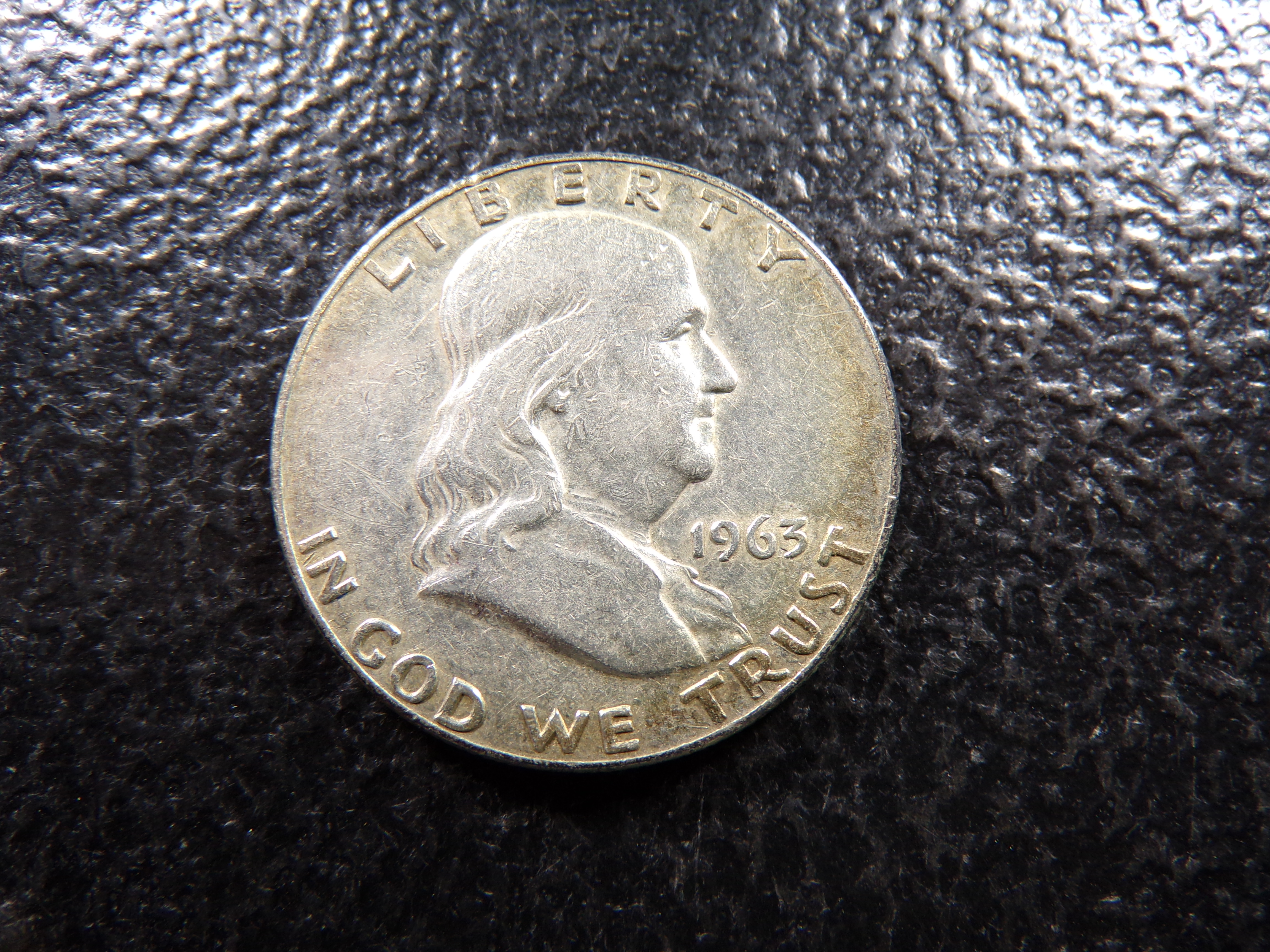 1963-D FRANKLIN SILVER HALF DOLLAR ***MINTED 67 MILLION +