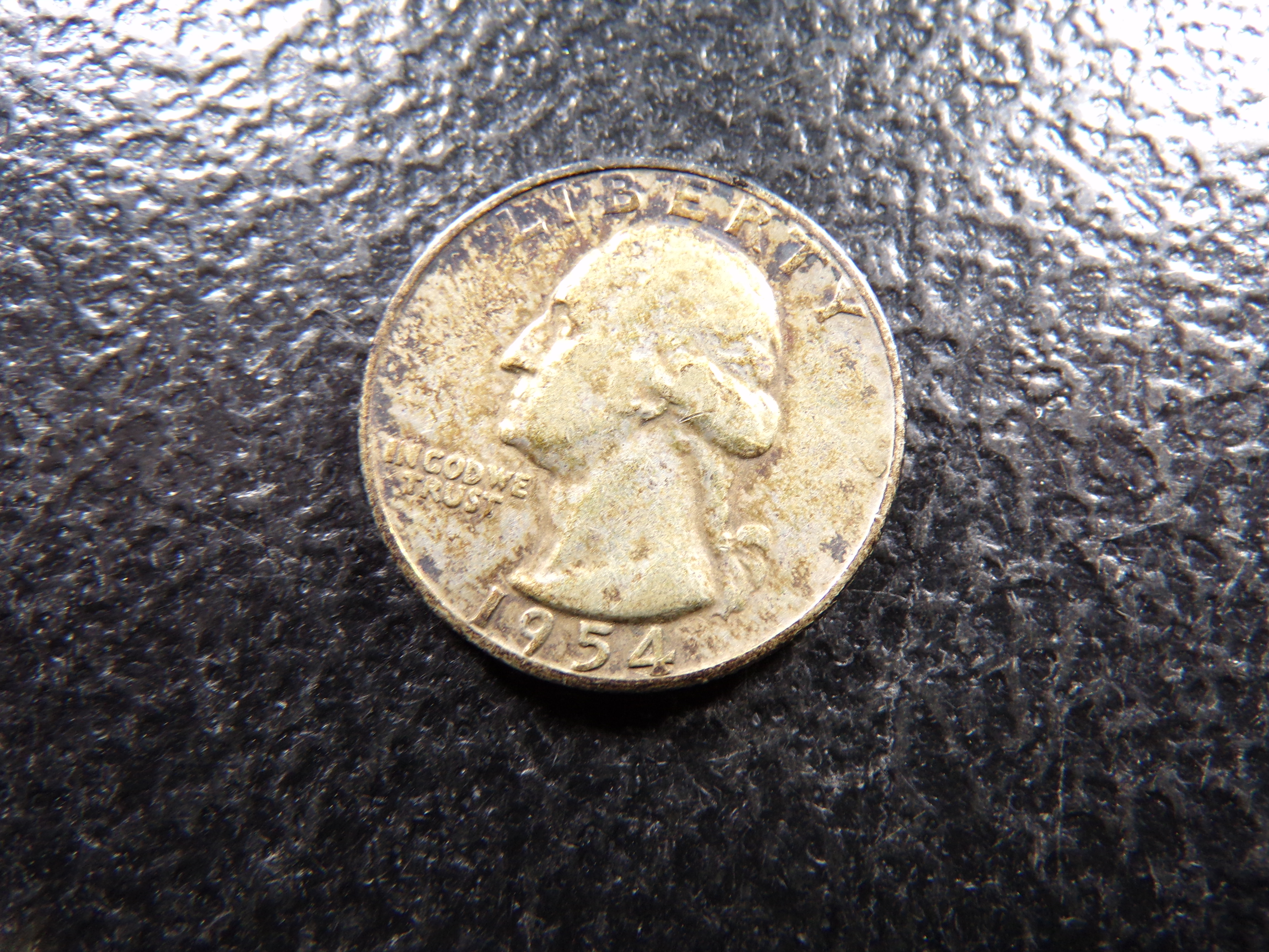 1954-S WASHINGTON SILVER QUARTER ***MINTED 11.8 MILLION