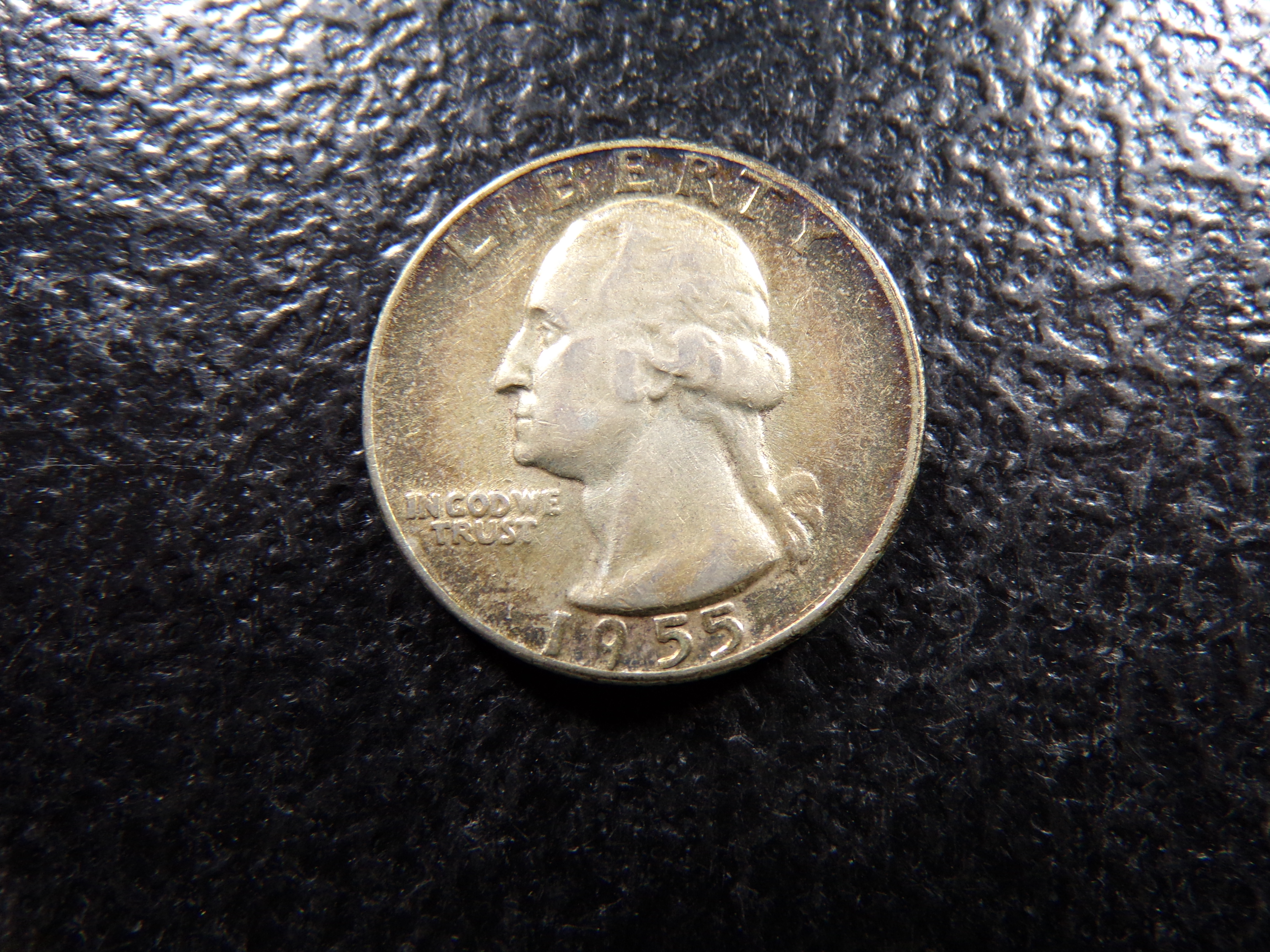 1955 WASHINGTON SILVER QUARTER ***MINTED 18.6 MILLION