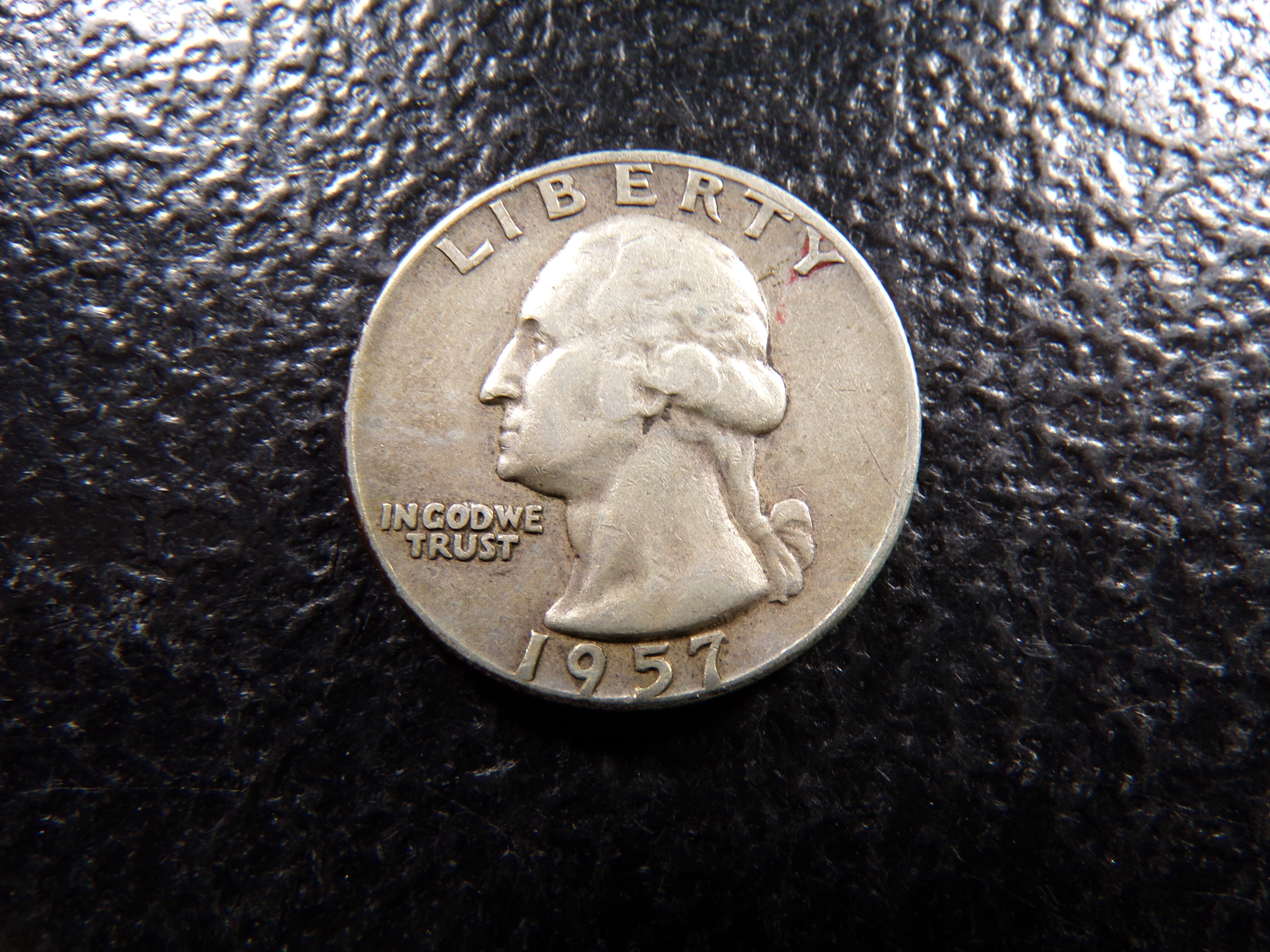 1957-D WASHINGTON SILVER QUARTER ***MINTED 77.9 MILLION