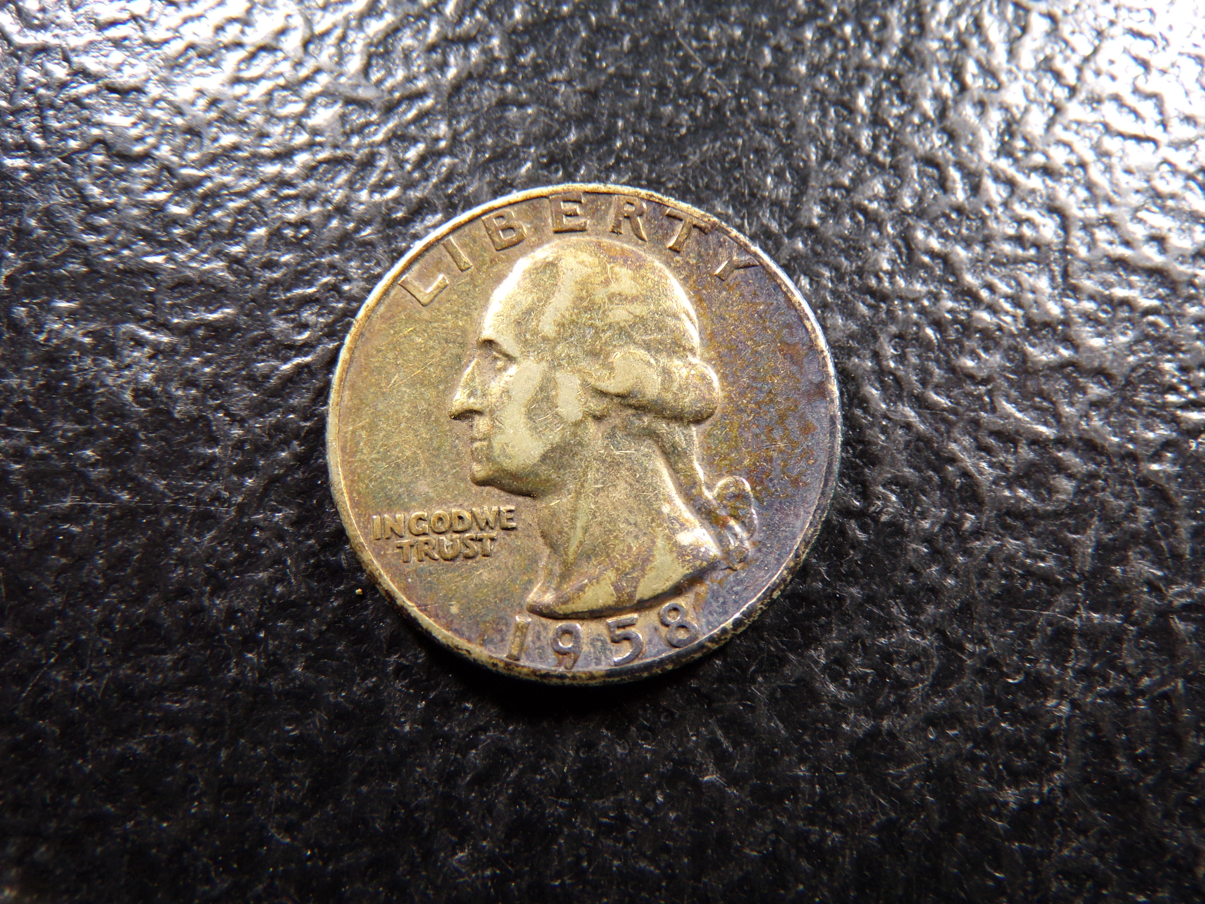 1958 WASHINGTON SILVER QUARTER ***MINTED 7.2 MILLION
