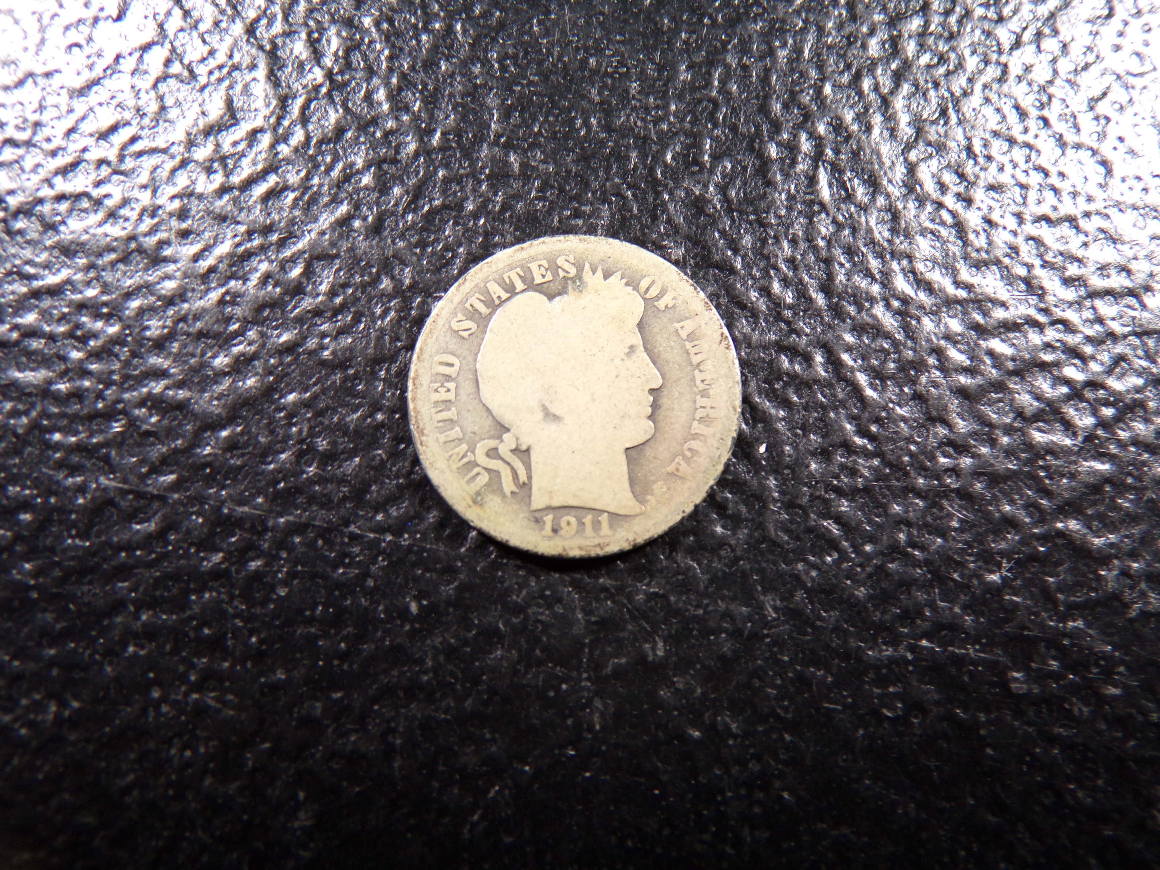 1911-S BARBER SILVER DIME ***MINTED 4 MILLION