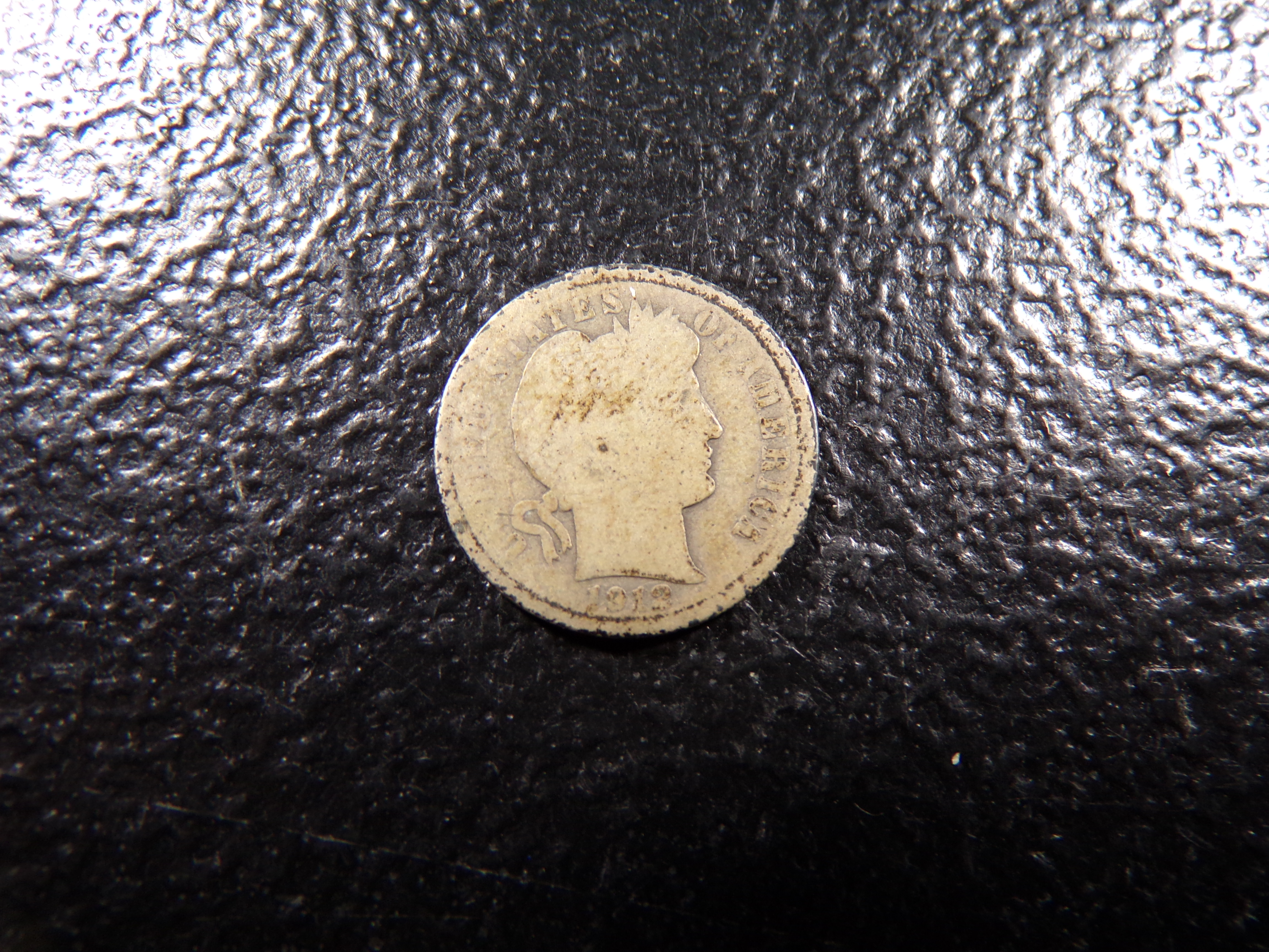 1912 BARBER SILVER DIME ***MINTED 19 MILLION