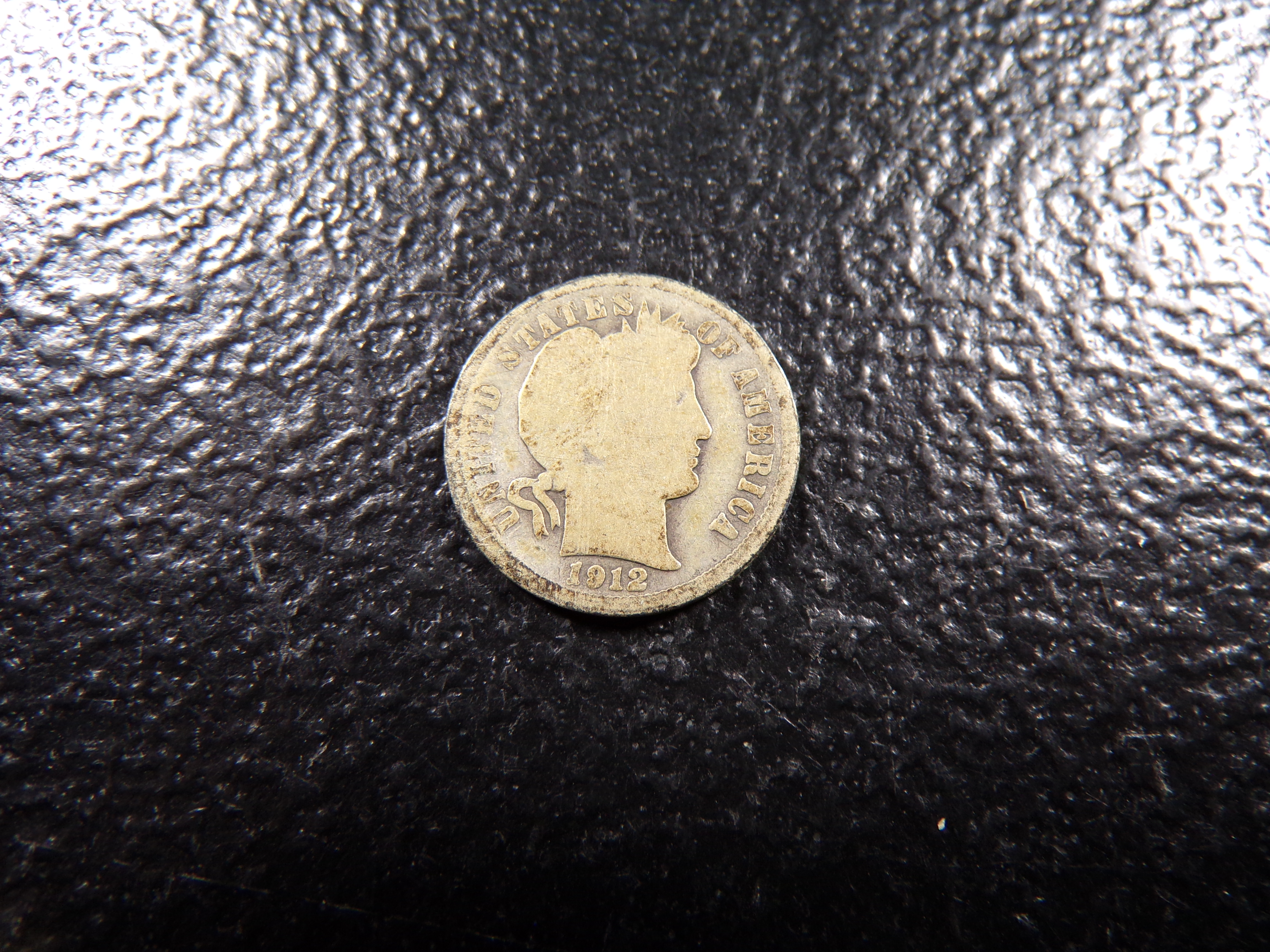1912-D BARBER SILVER DIME ***MINTED 12 MILLION