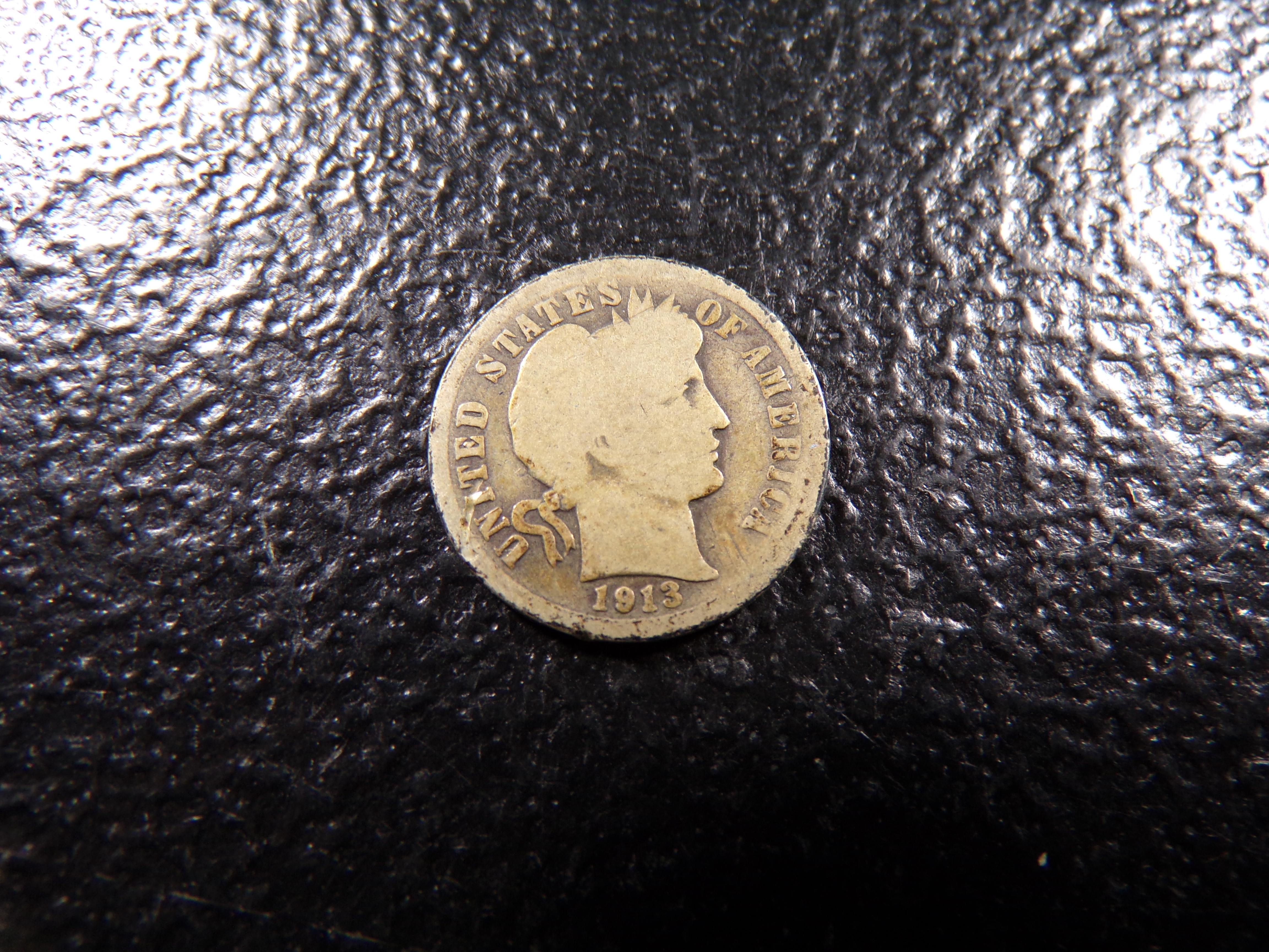 1913 BARBER SILVER DIME ***MINTED 20 MILLION
