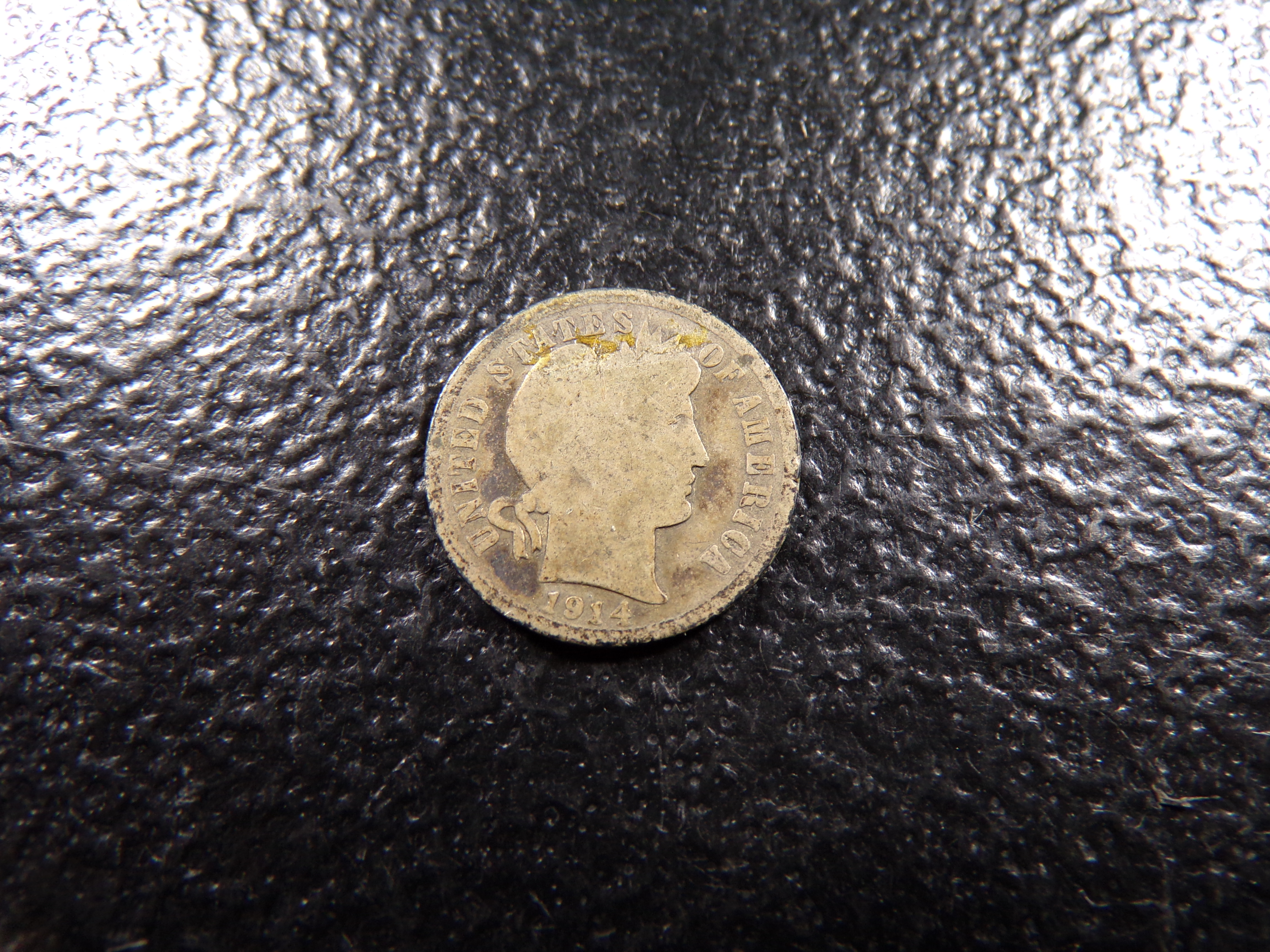 1914-D BARBER SILVER DIME ***MINTED 12 MILLION