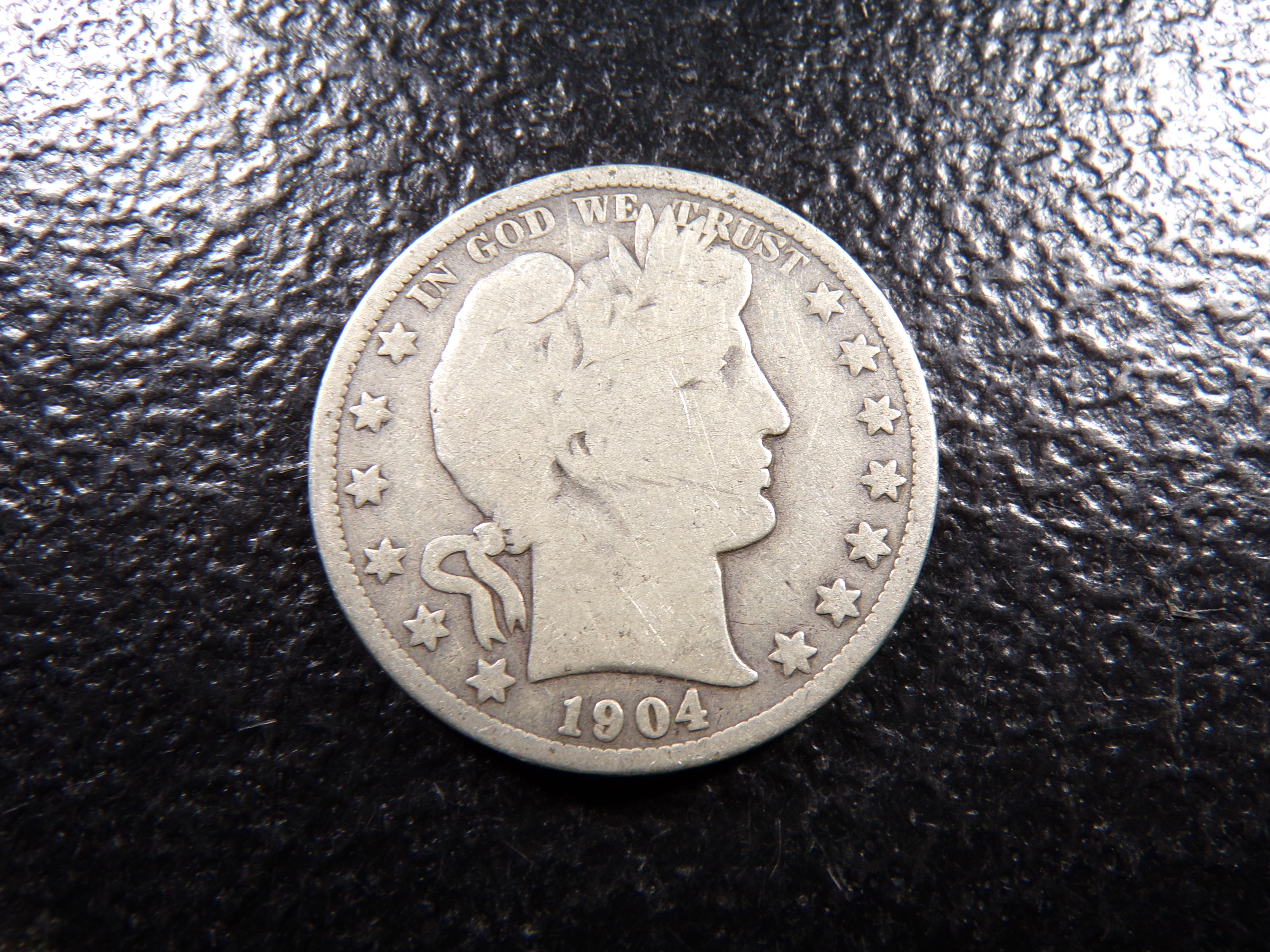 1904-O BARBER SILVER HALF DOLLAR ***MINTED 1 MILLION