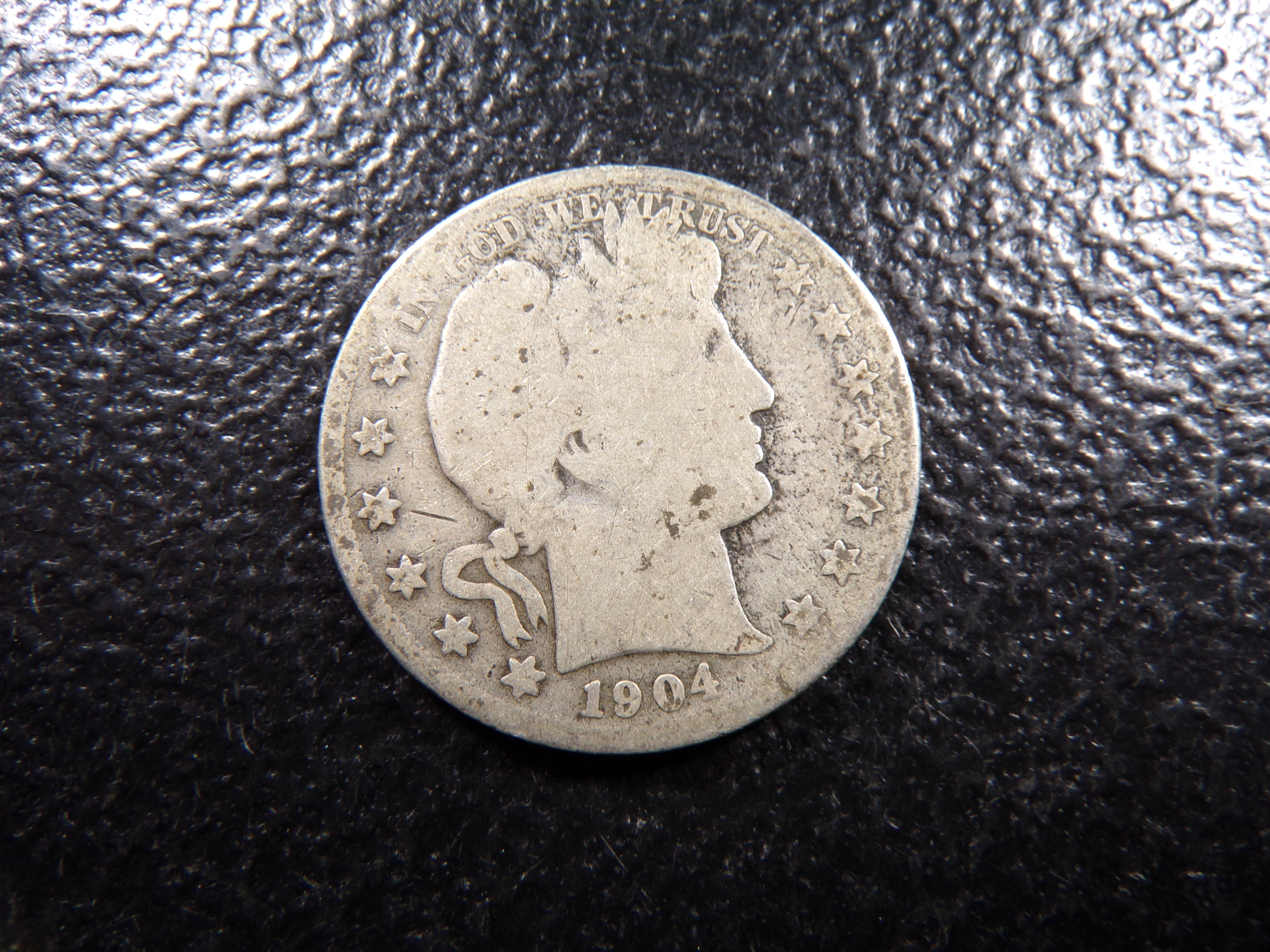 1904-S BARBER SILVER HALF DOLLAR ***MINTED 553,000 THOUSAND