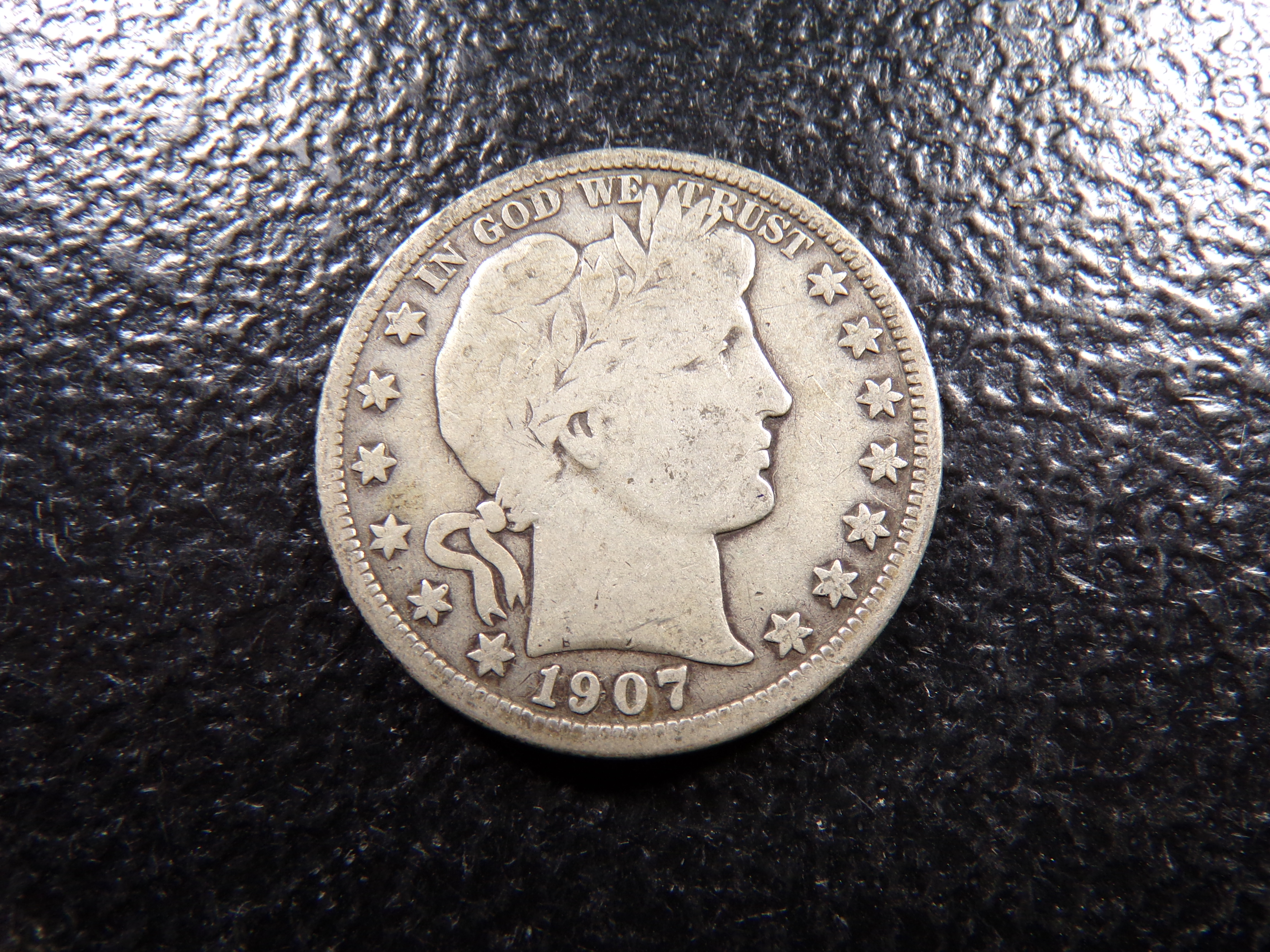 1907-D BARBER SILVER HALF DOLLAR ***MINTED 3 3/4 MILLION