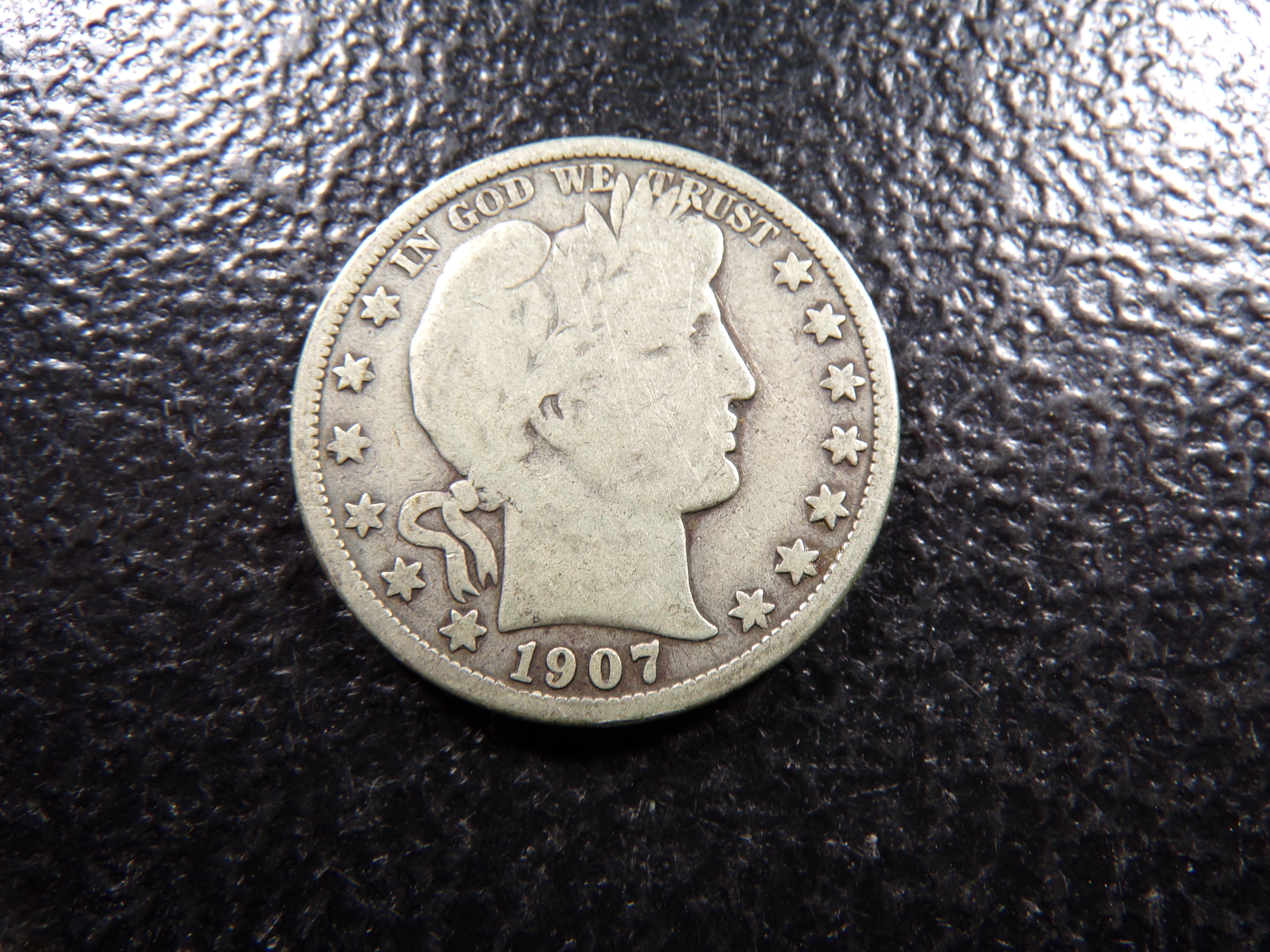 1907-O BARBER SILVER HALF DOLLAR ***MINTED 4 MILLION