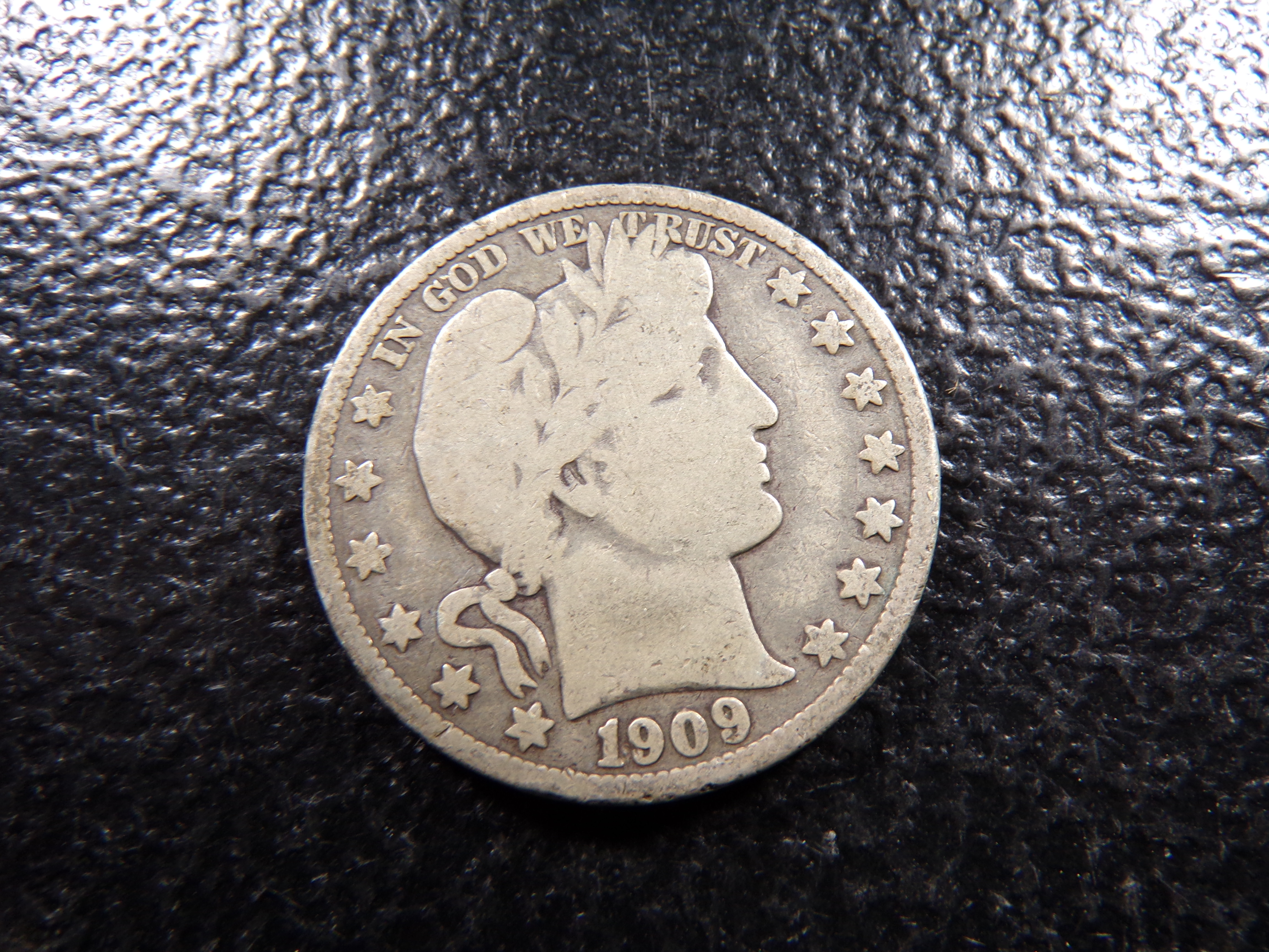 1909-O BARBER SILVER HALF DOLLAR ***MINTED 925,000 THOUSAND