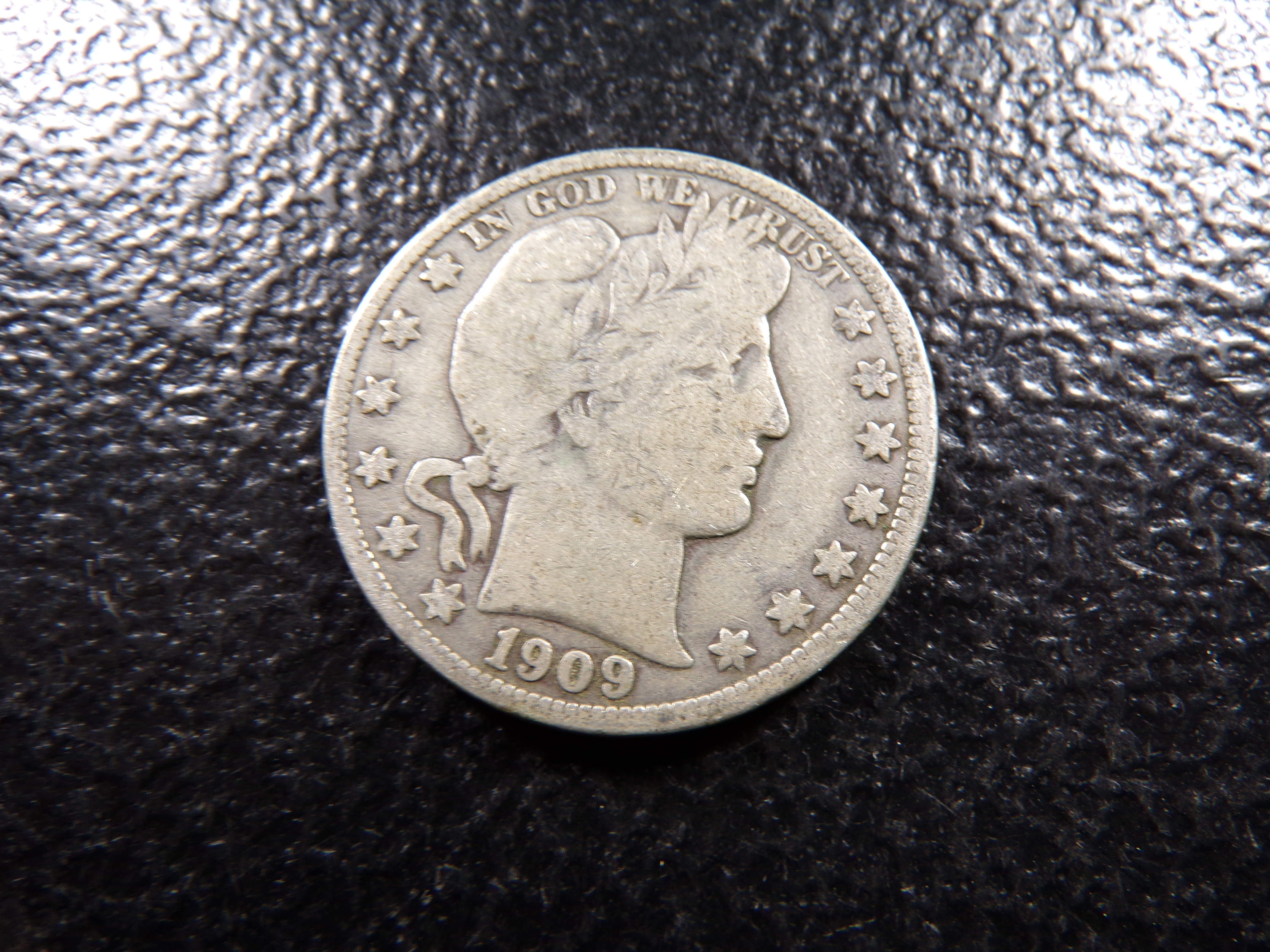 1909-S BARBER SILVER HALF DOLLAR ***MINTED 1 3/4 MILLION