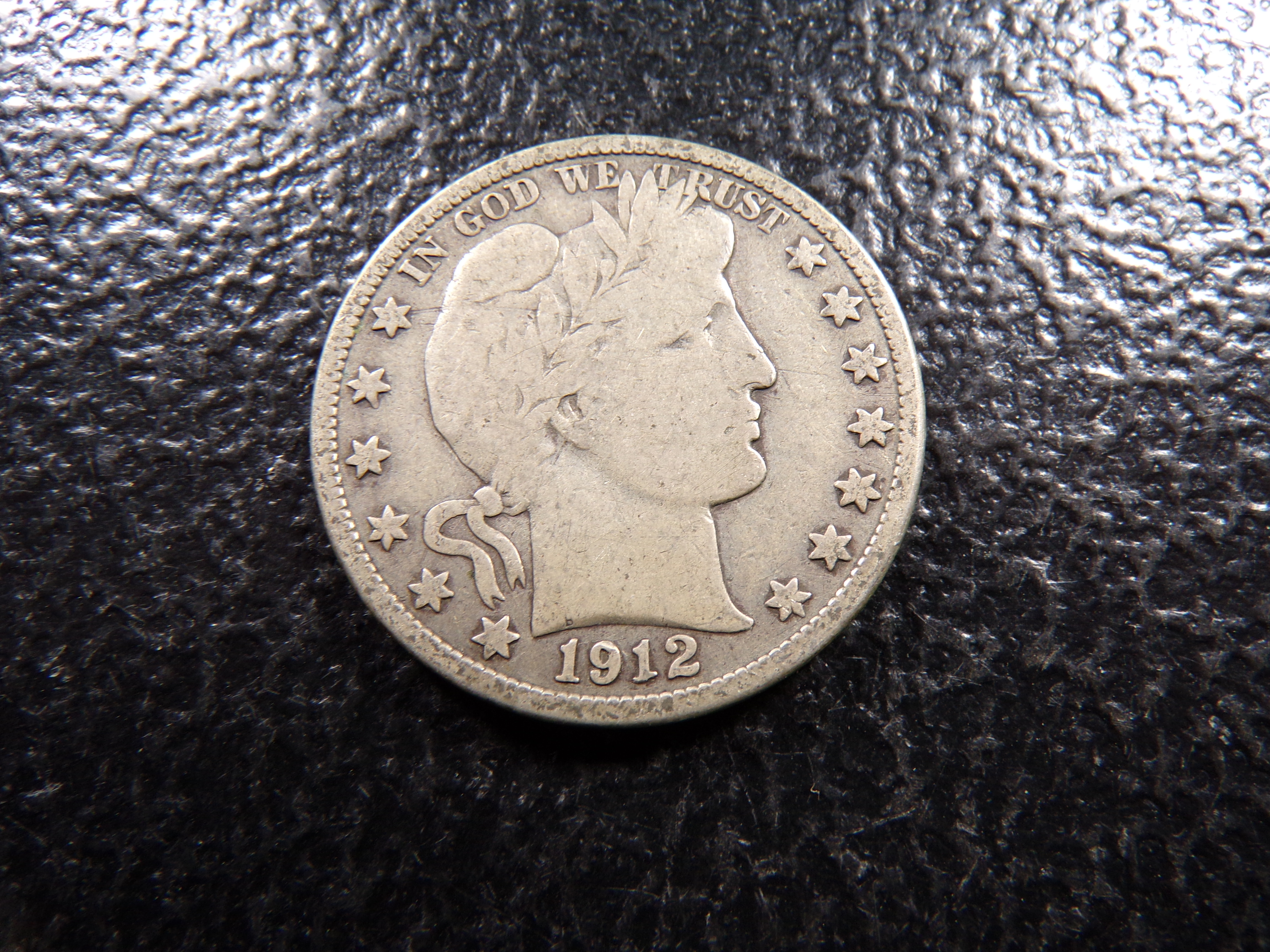 1912-D BARBER SILVER HALF DOLLAR ***MINTED 2 1/3 MILLION