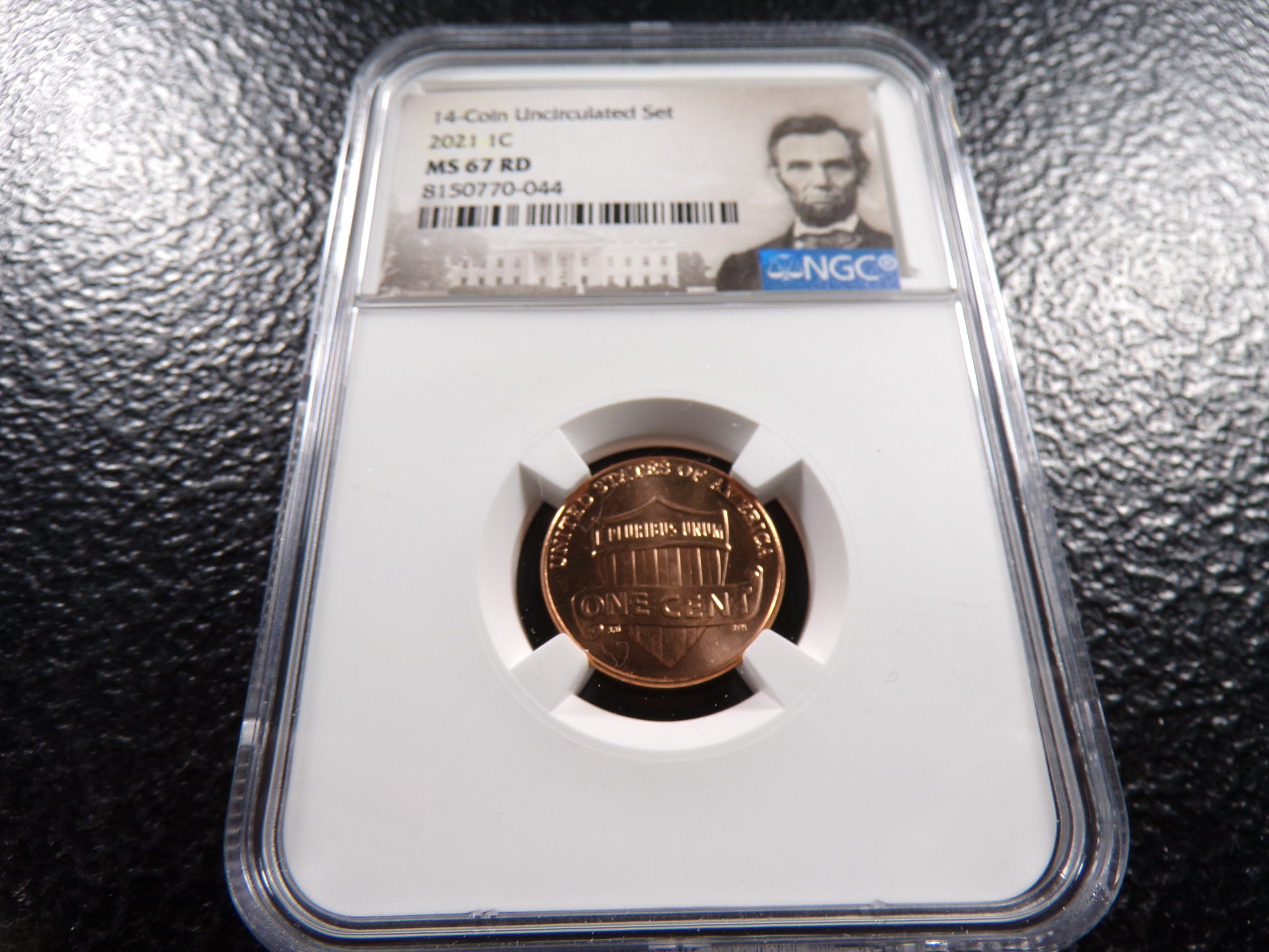 2021 NGC MS67RD LINCOLN SHIELD CENT