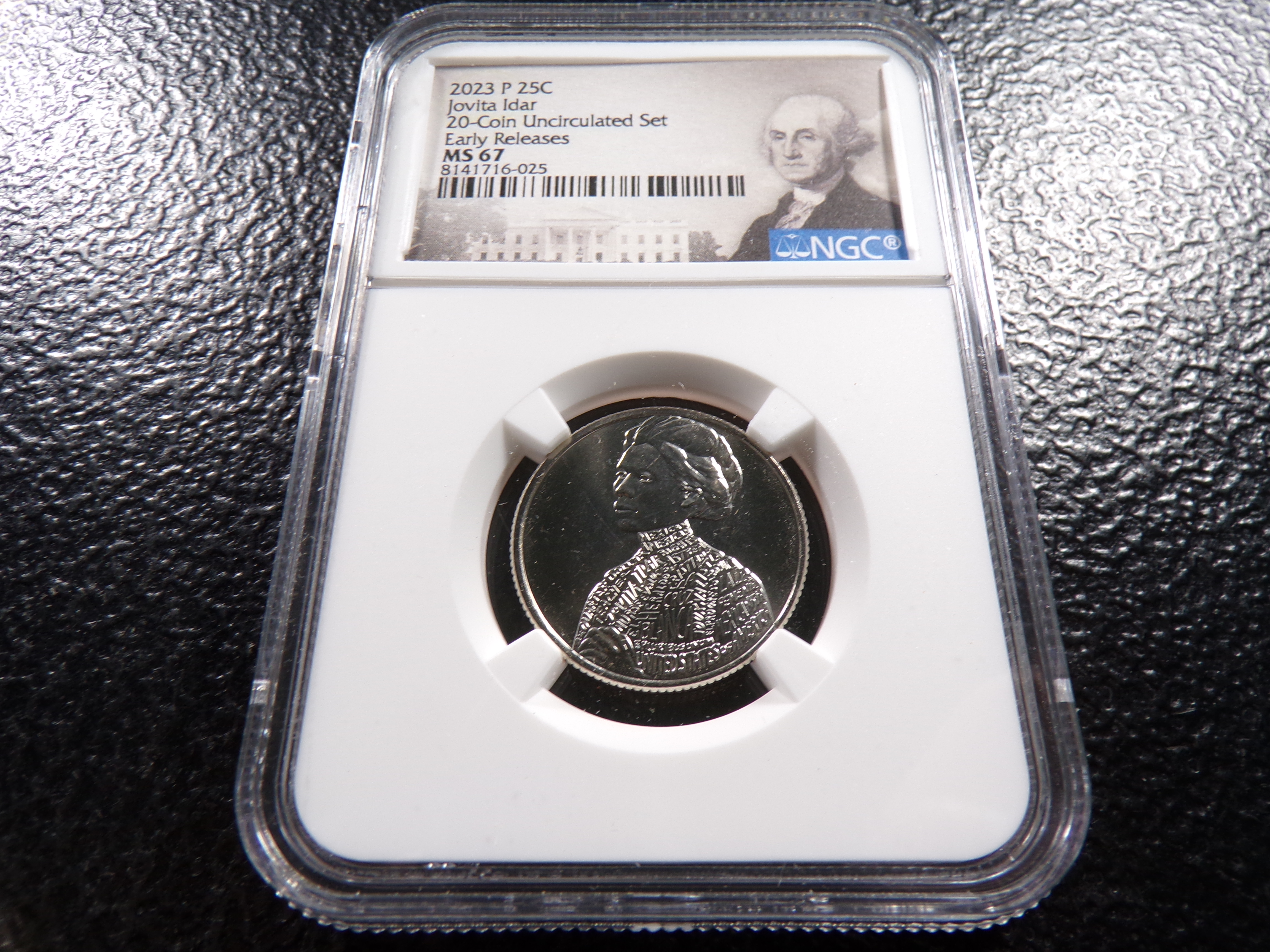 2023-P NGC MS67 JOVITA IDAR QUARTER