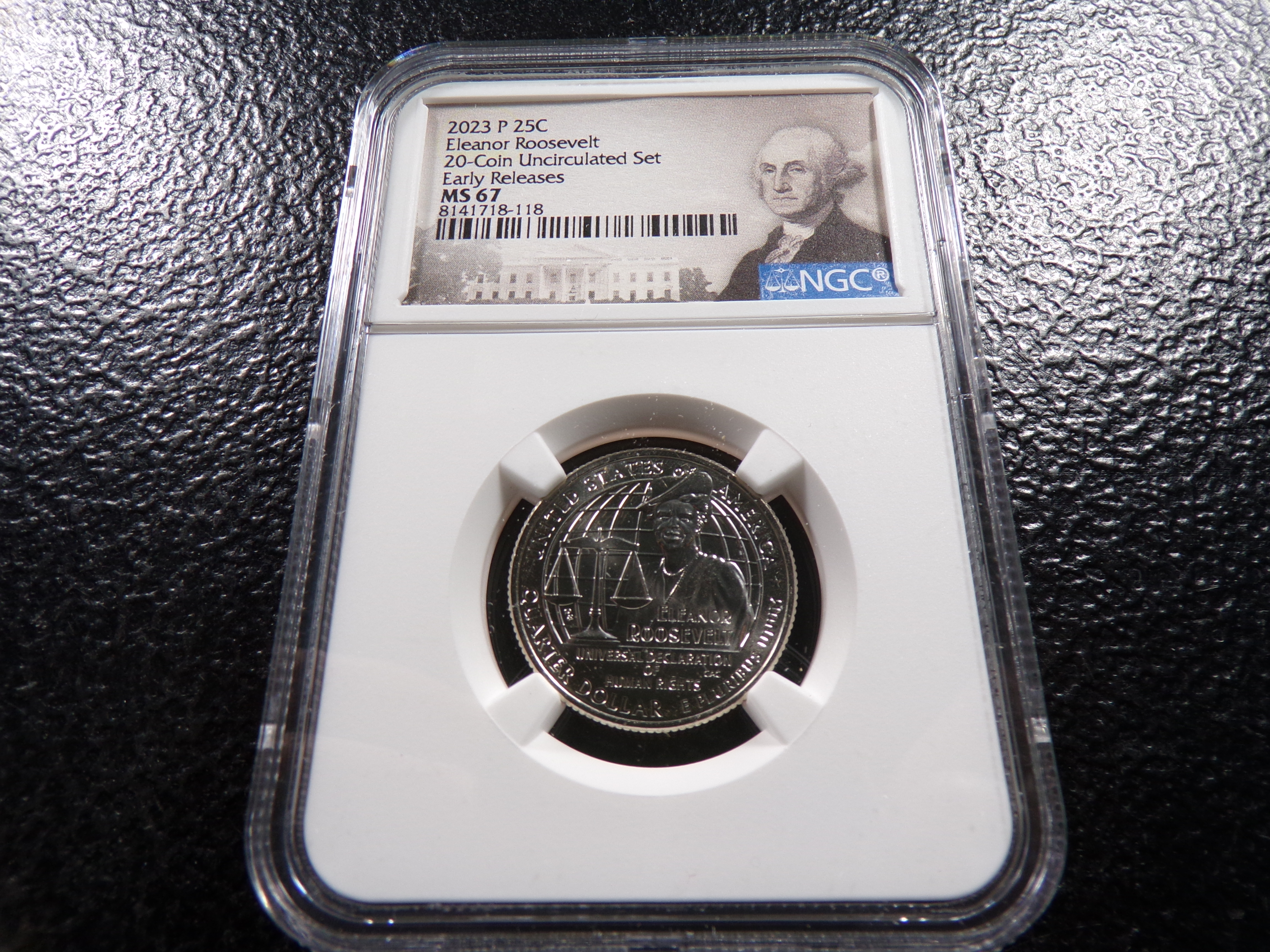 2023-P NGC MS67 ELEANOR ROOSEVELT QUARTER