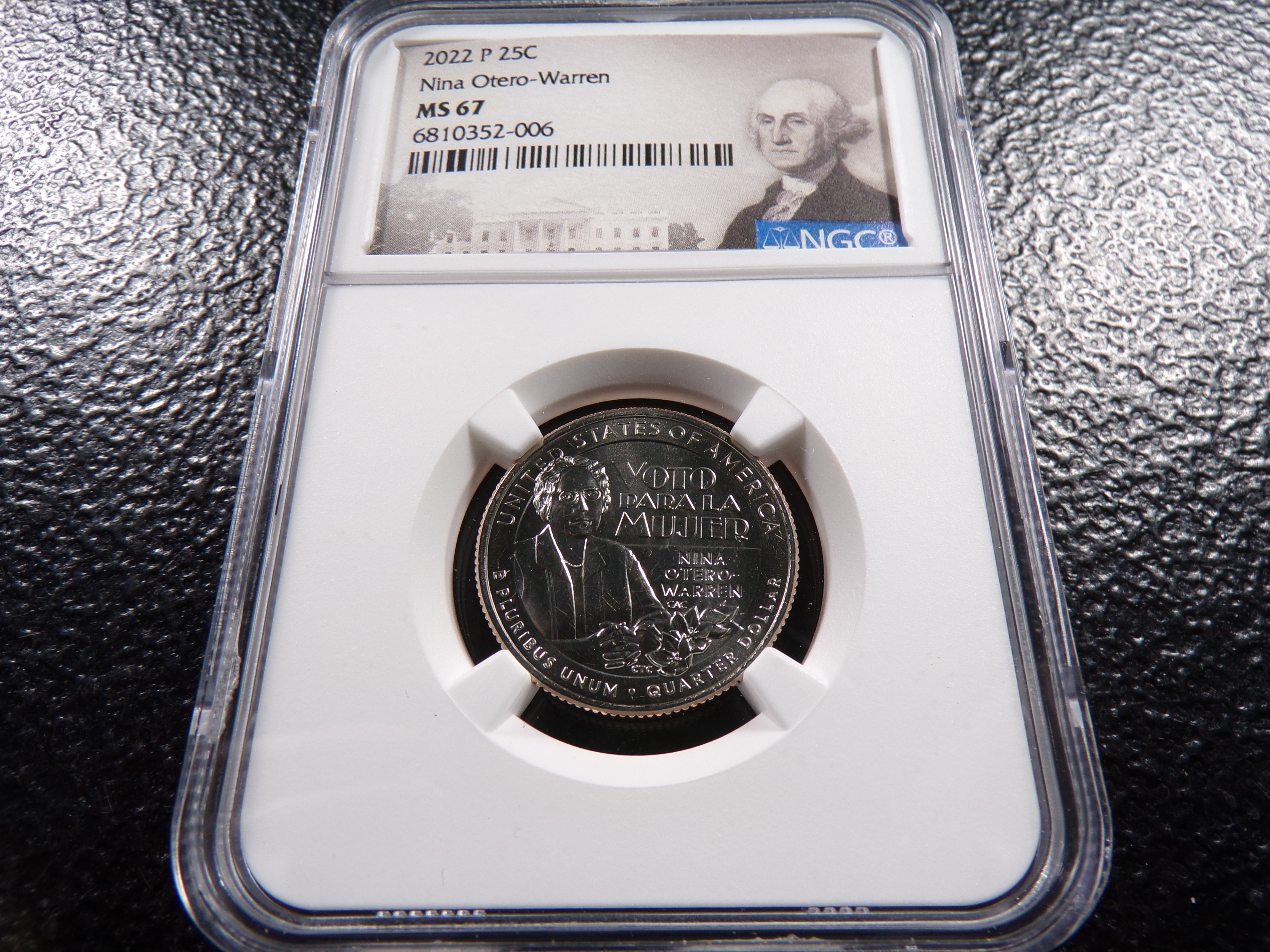 2022-P NGC MS67 NINA OTERO-WARREN QUARTER