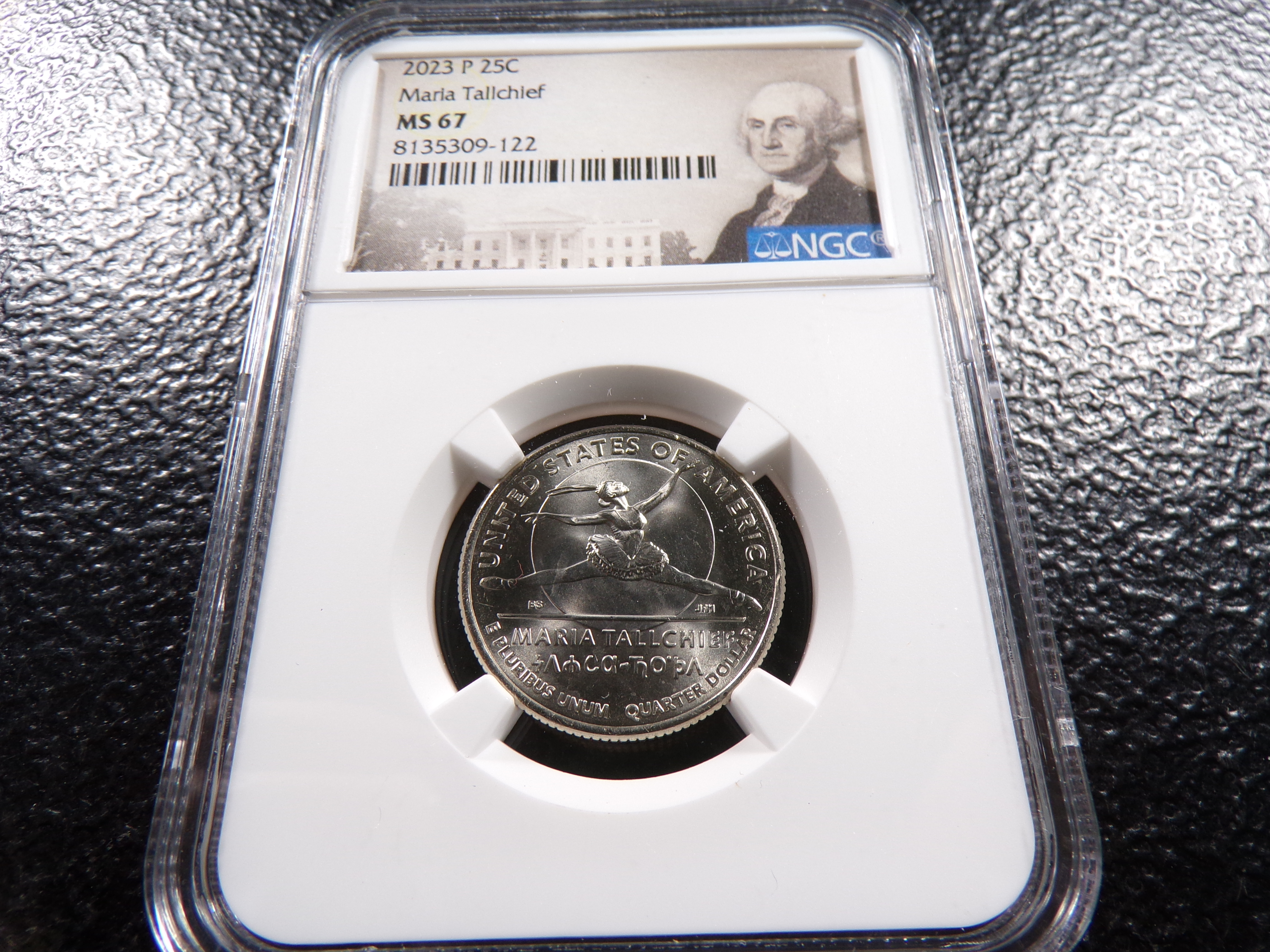 2023-P NGC MS67 MARIA TALLCHIEF QUARTER