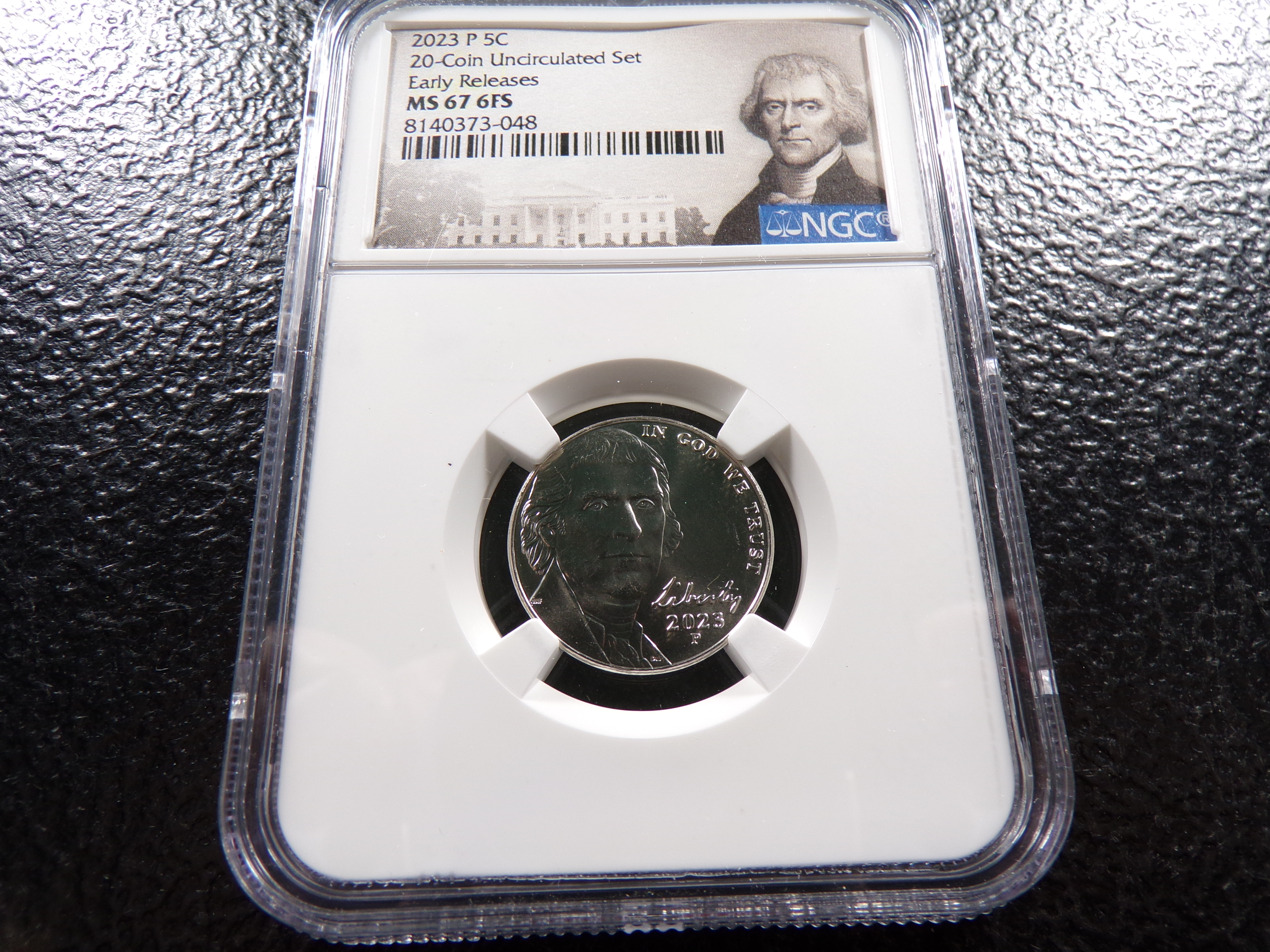 2023-P NGC MS67 6FS JEFFERSON NICKEL