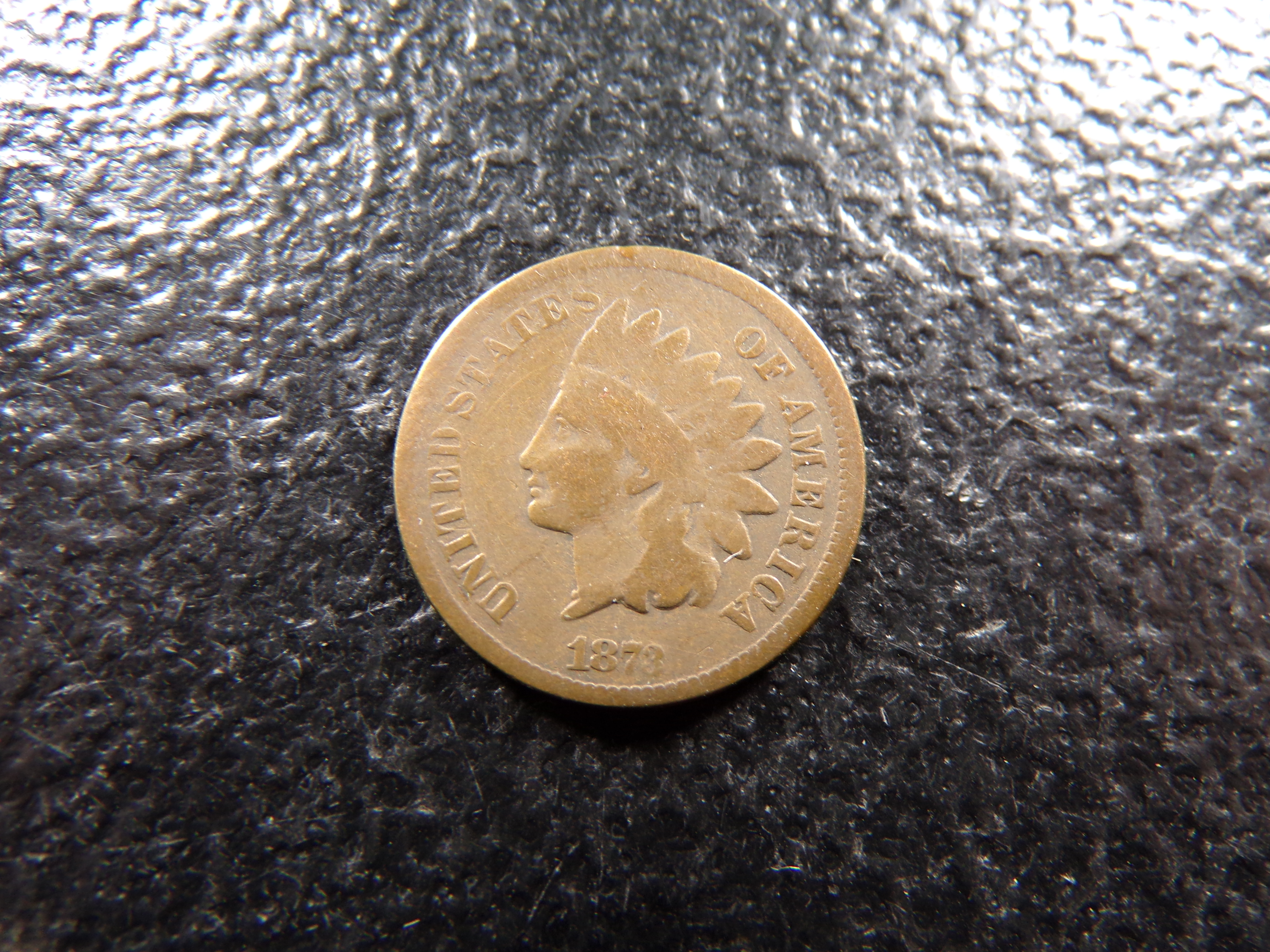 1873 CLOSED 3 INDIAN HEAD CENT
