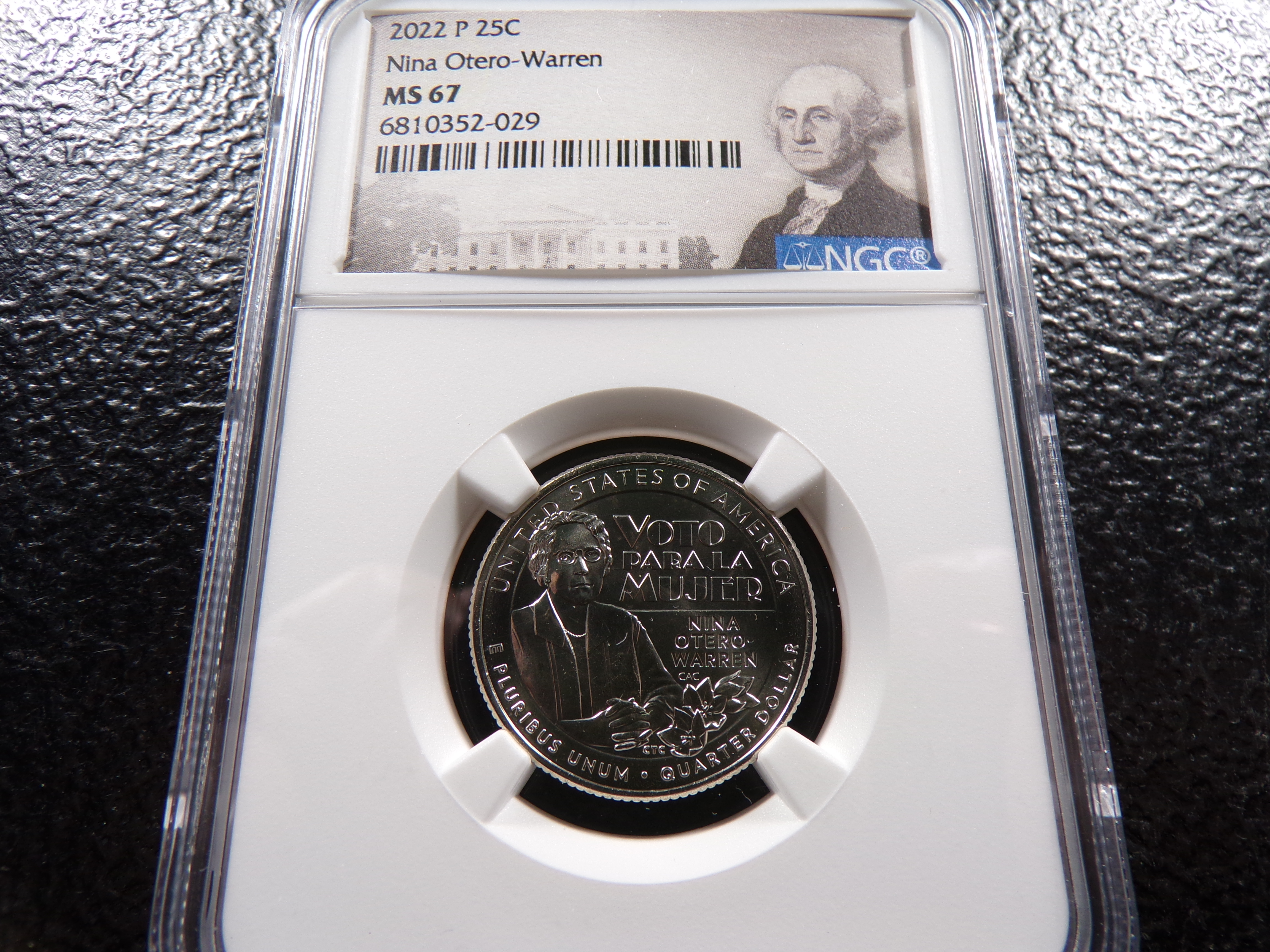 2022-P NGC MS67 NINA OTERO-WARREN QUARTER