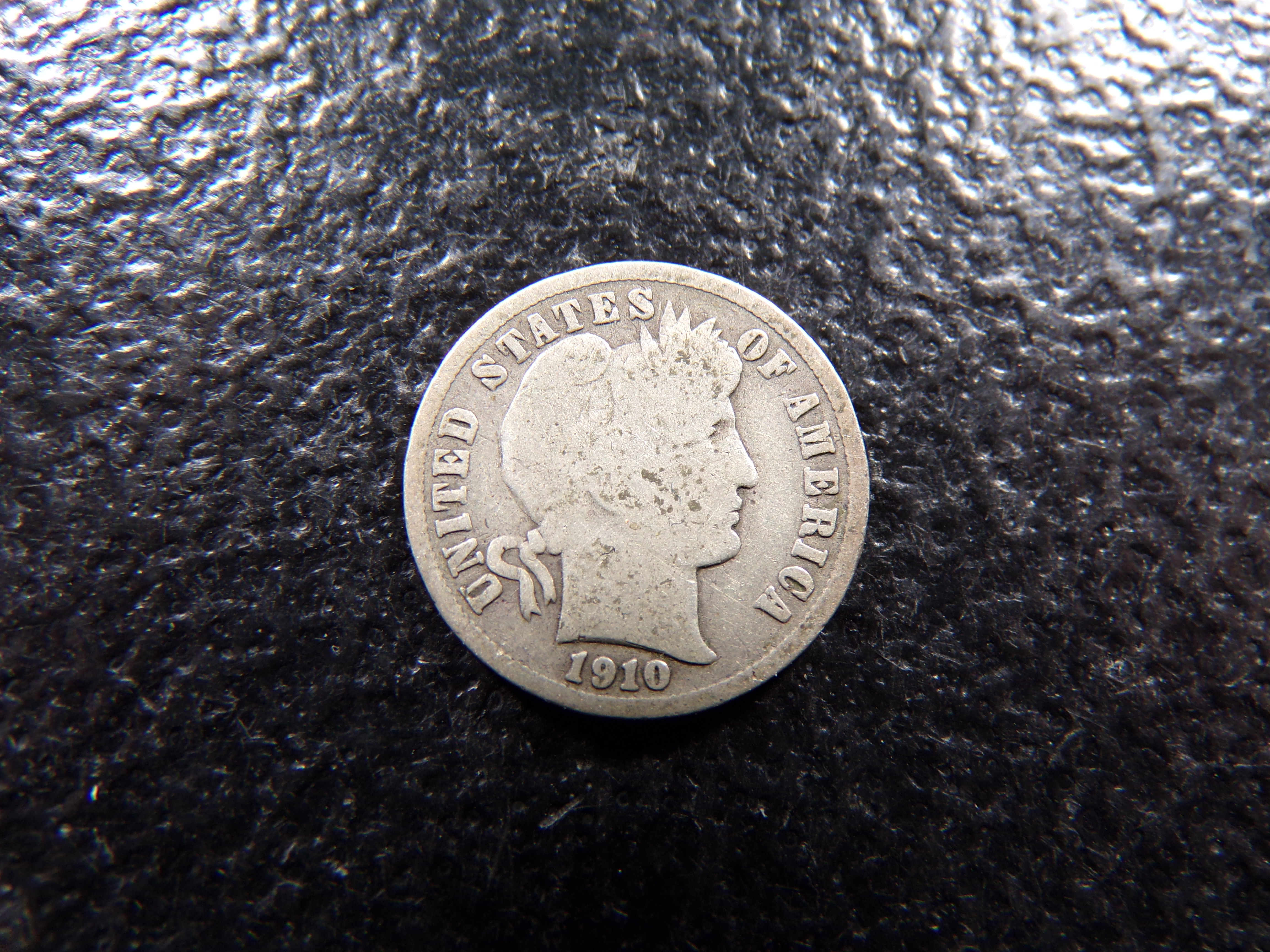 1910-S BARBER SILVER DIME