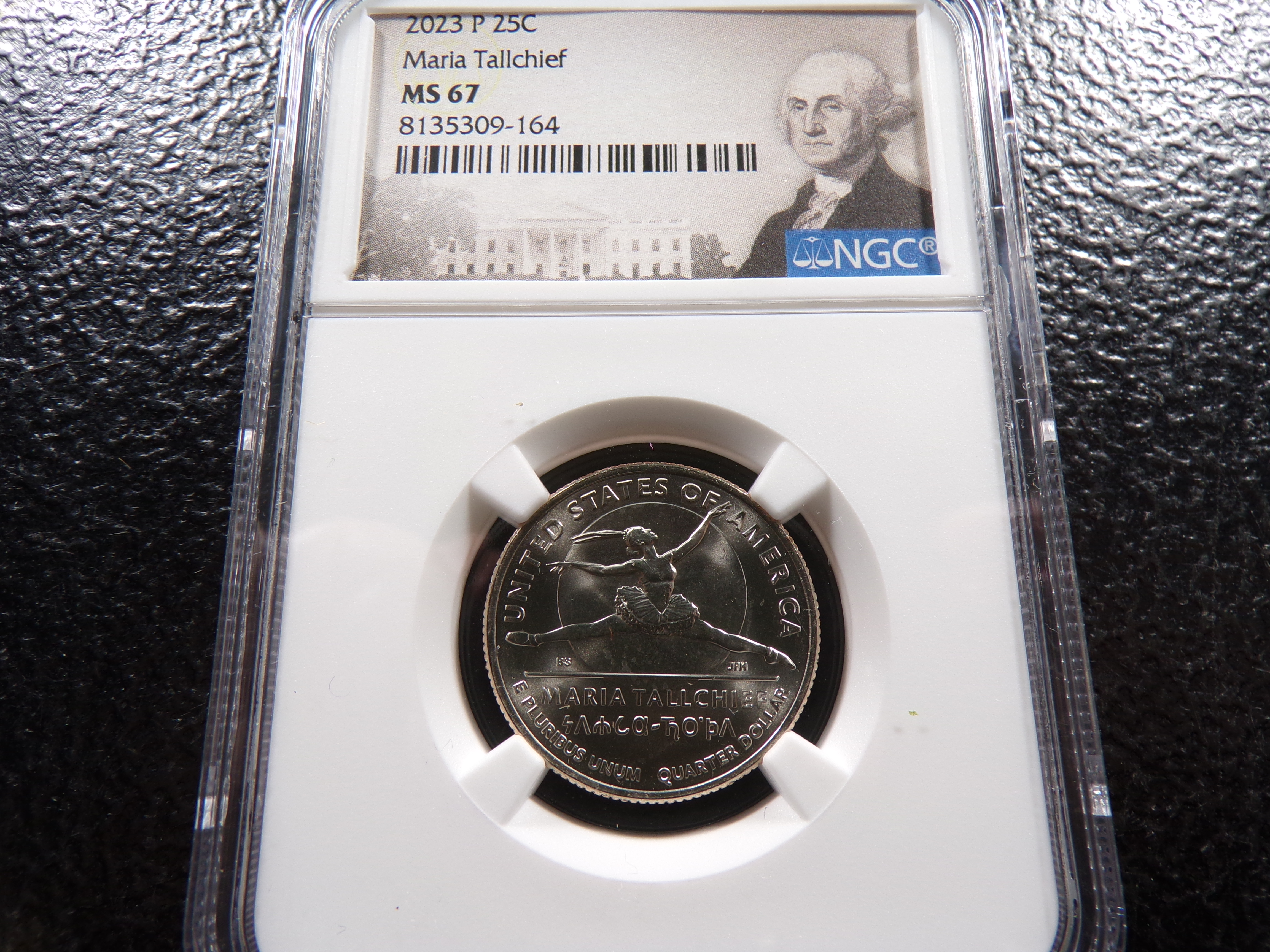 2023-P NGC MS67 MARIA TALLCHIEF QUARTER