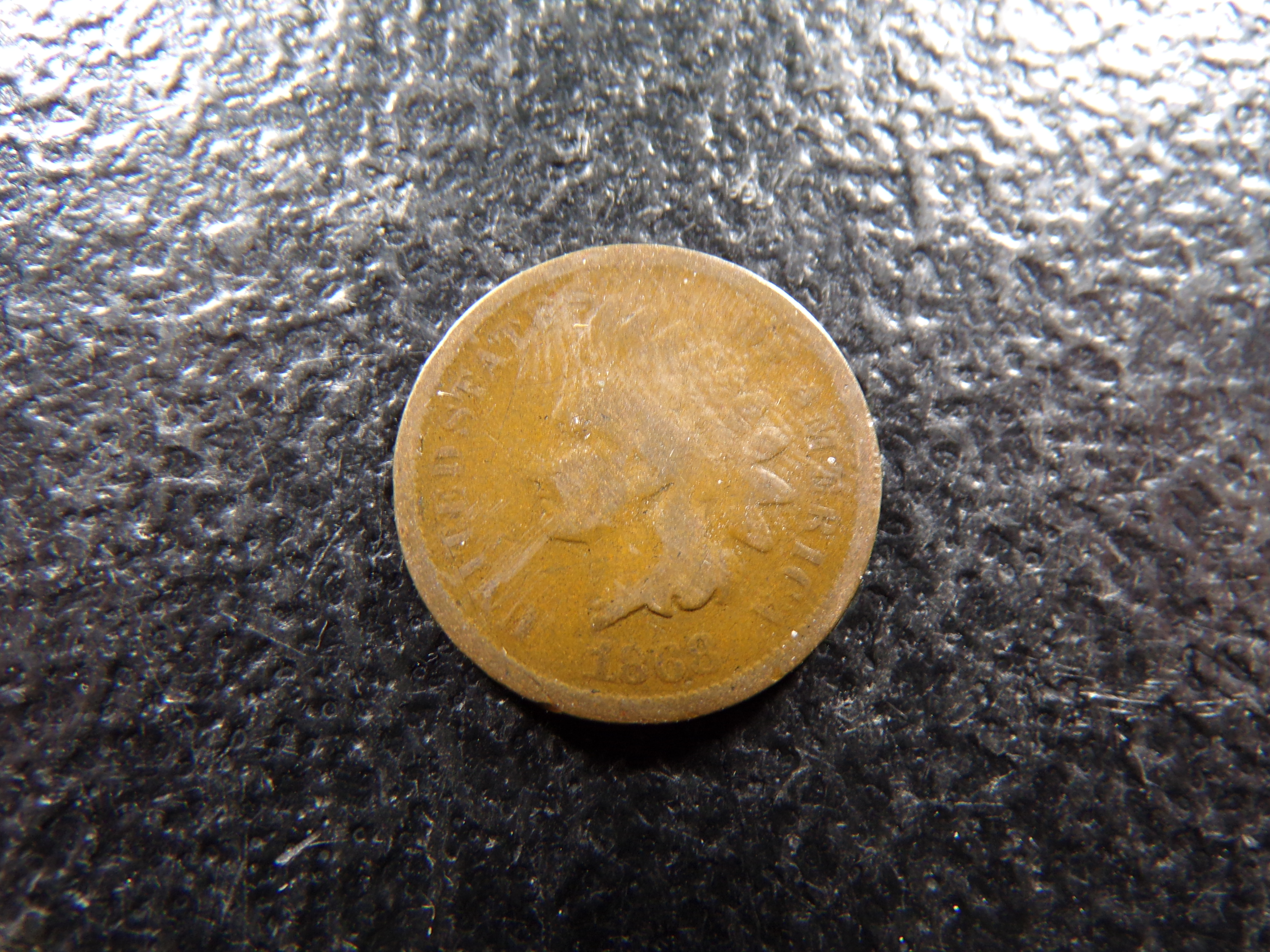 1868 RARE DATE INDIAN HEAD CENT