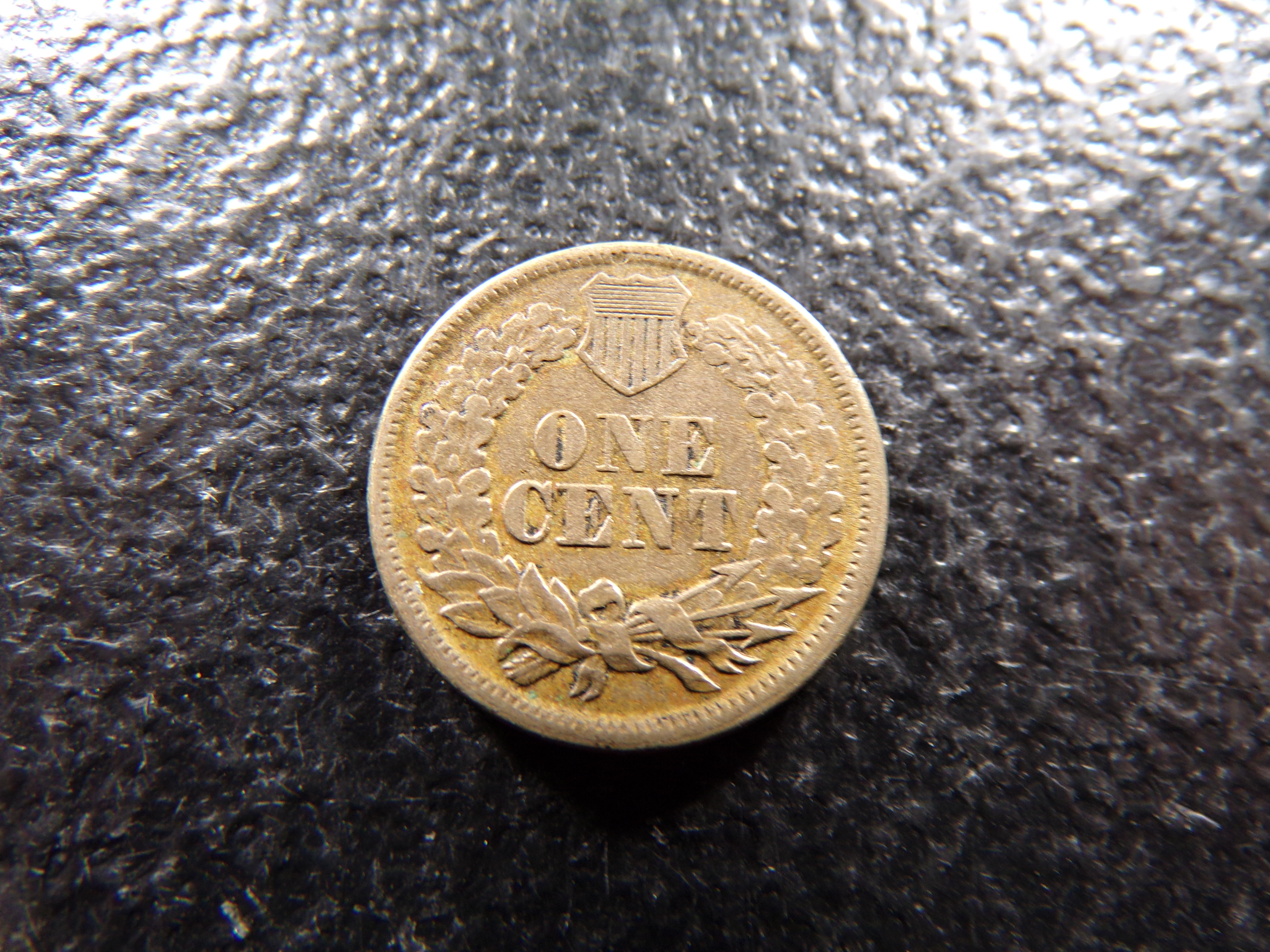 1860 COPPER NICKEL INDIAN CENT