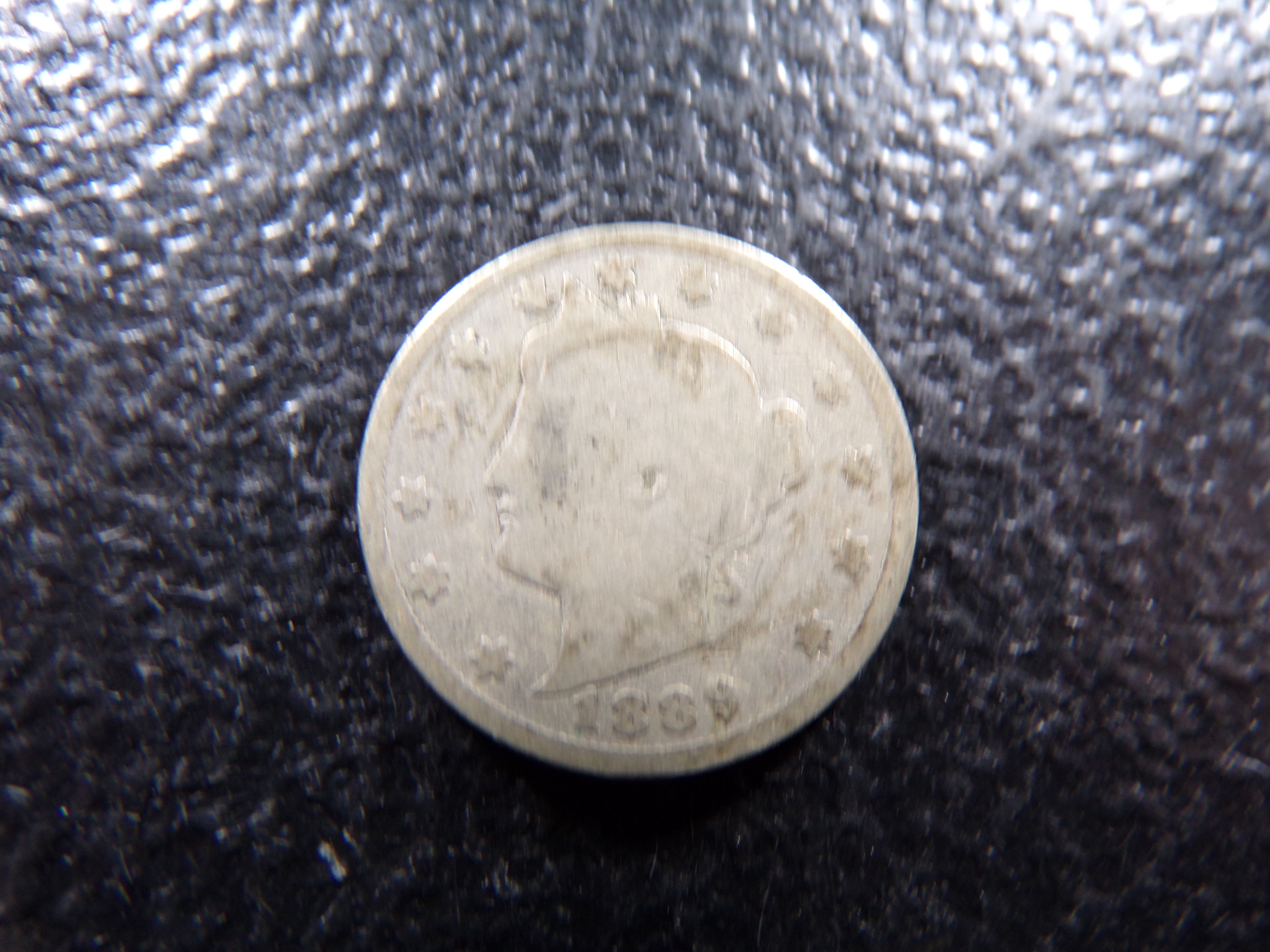 1889 LIBERTY HEAD V NICKEL