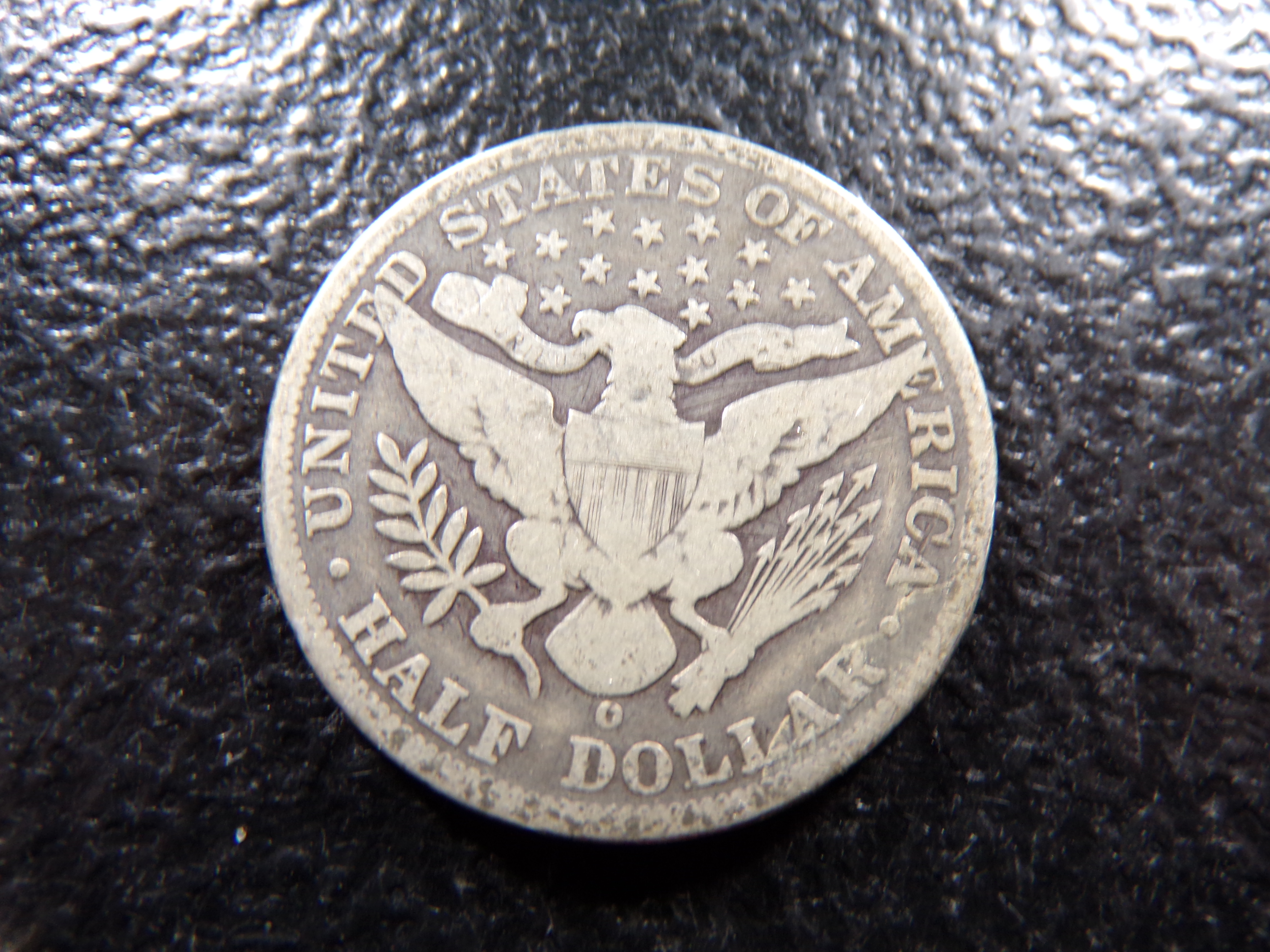 1896-O KEY DATE BARBER SILVER HALF DOLLAR