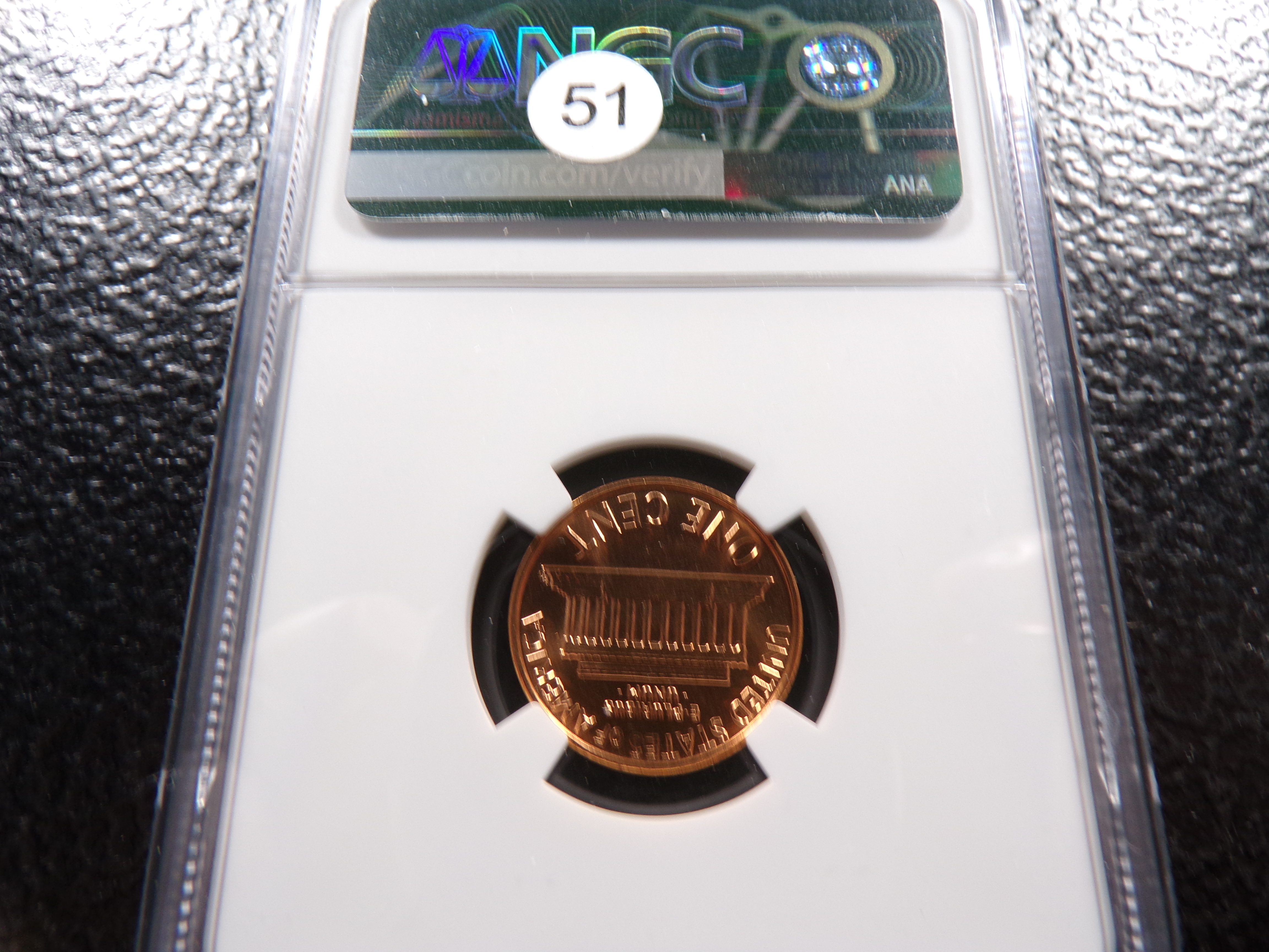 1987 NGC MS67RD LINCOLN CENT