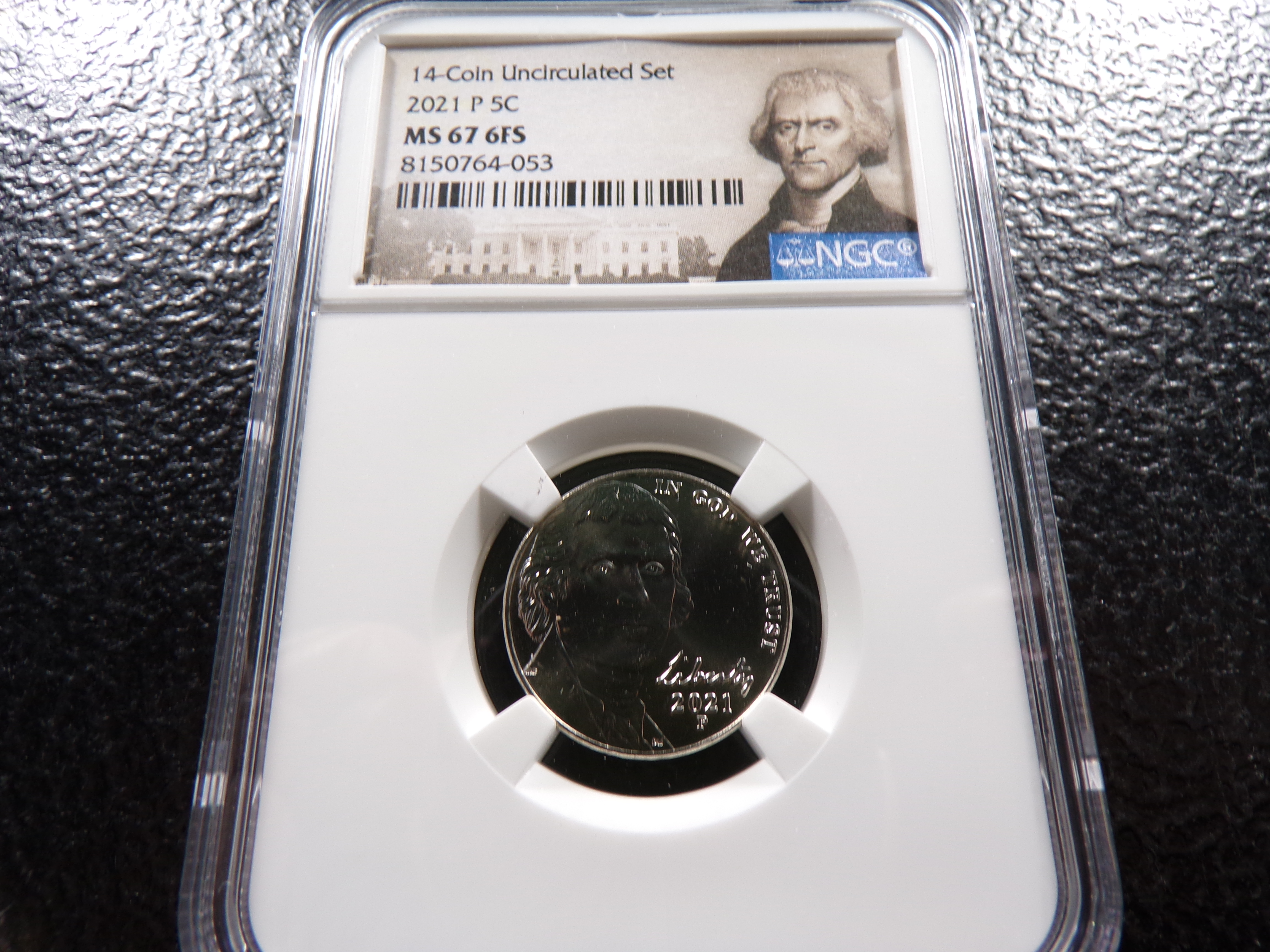 2021-P NGC MS67 6FS JEFFERSON NICKEL