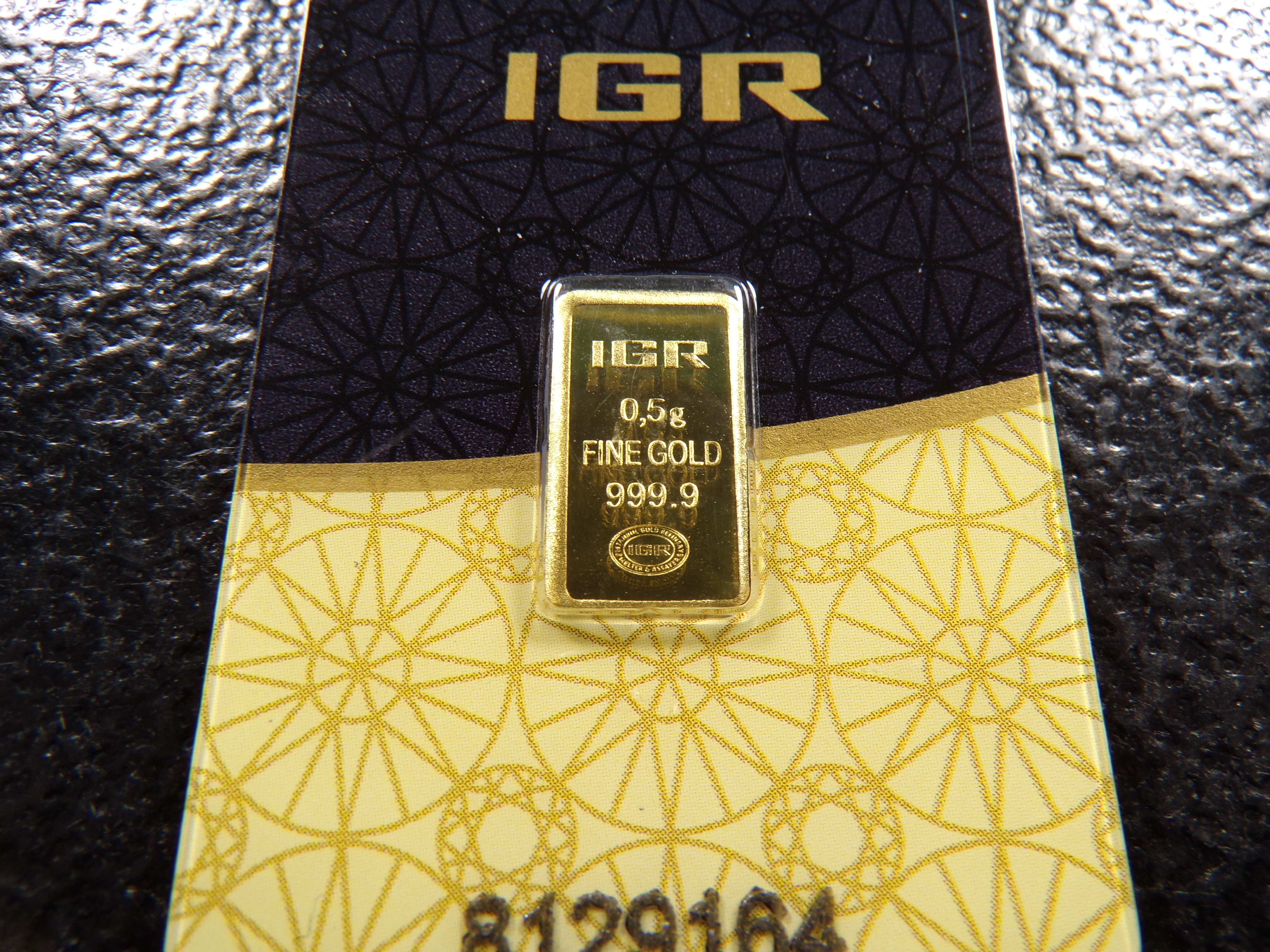 IGR 0.5 GRAM 999.9 FINE GOLD BAR