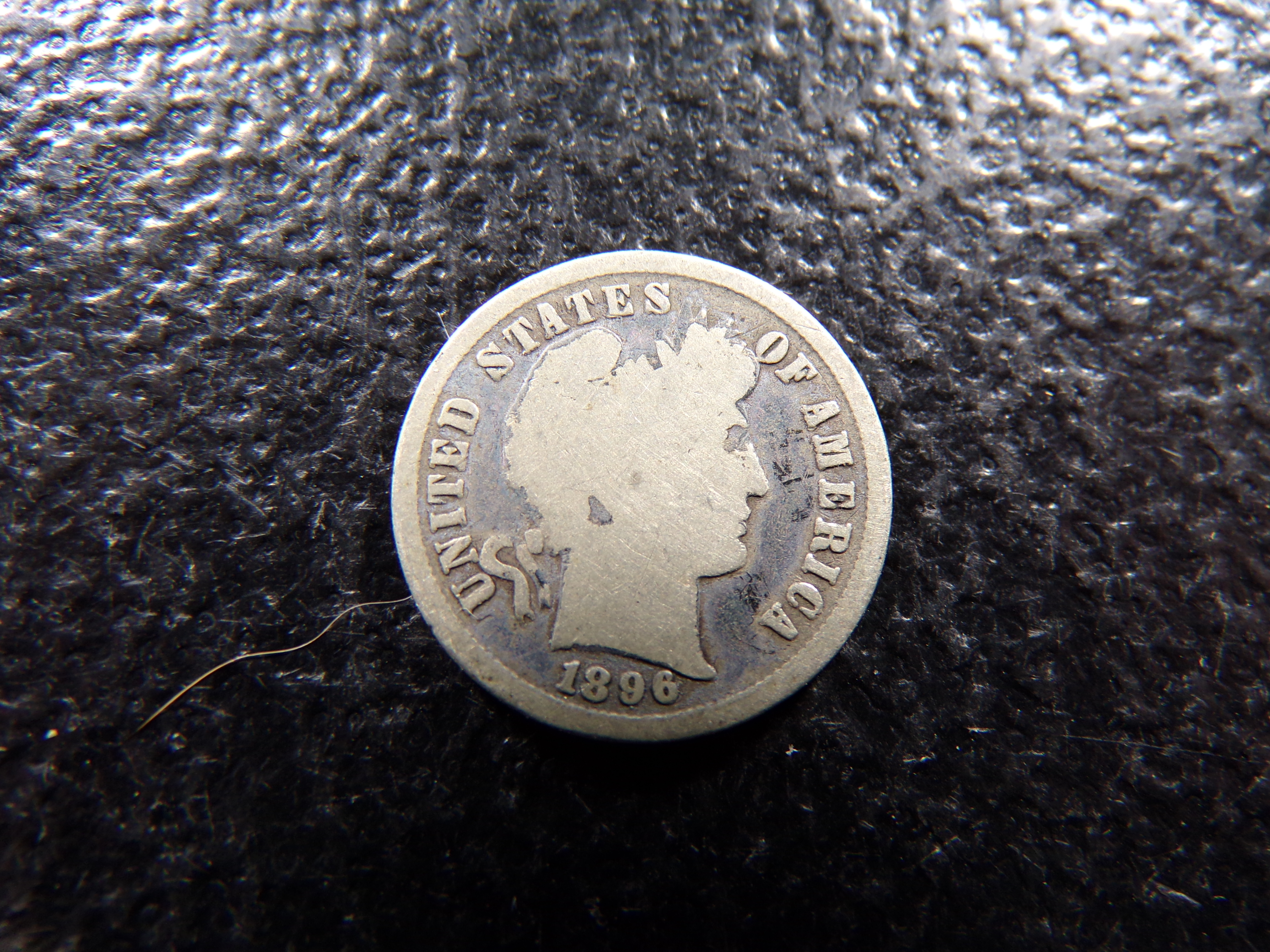 1896 BARBER SILVER DIME
