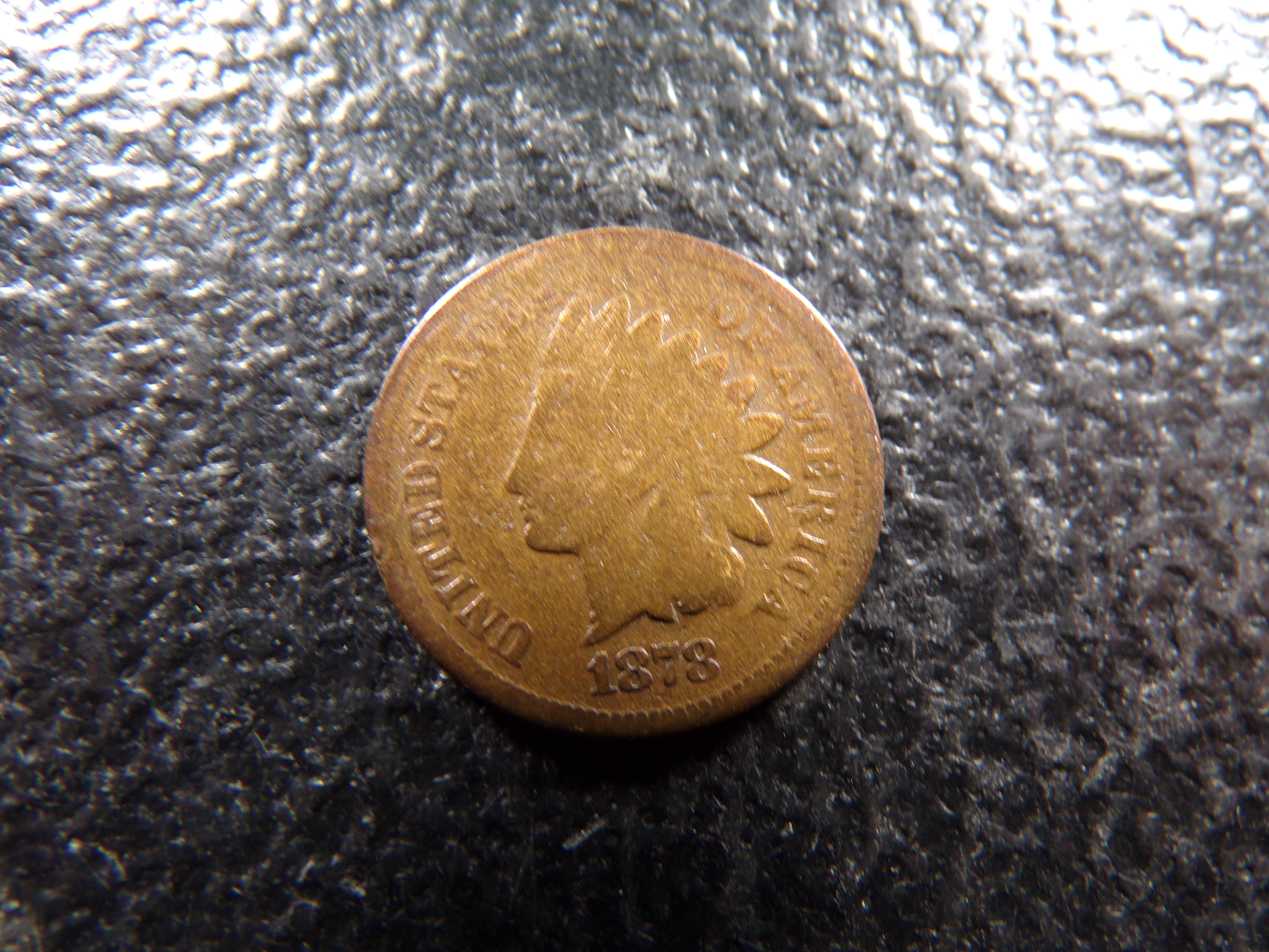 1878 RARE DATE INDIAN HEAD CENT