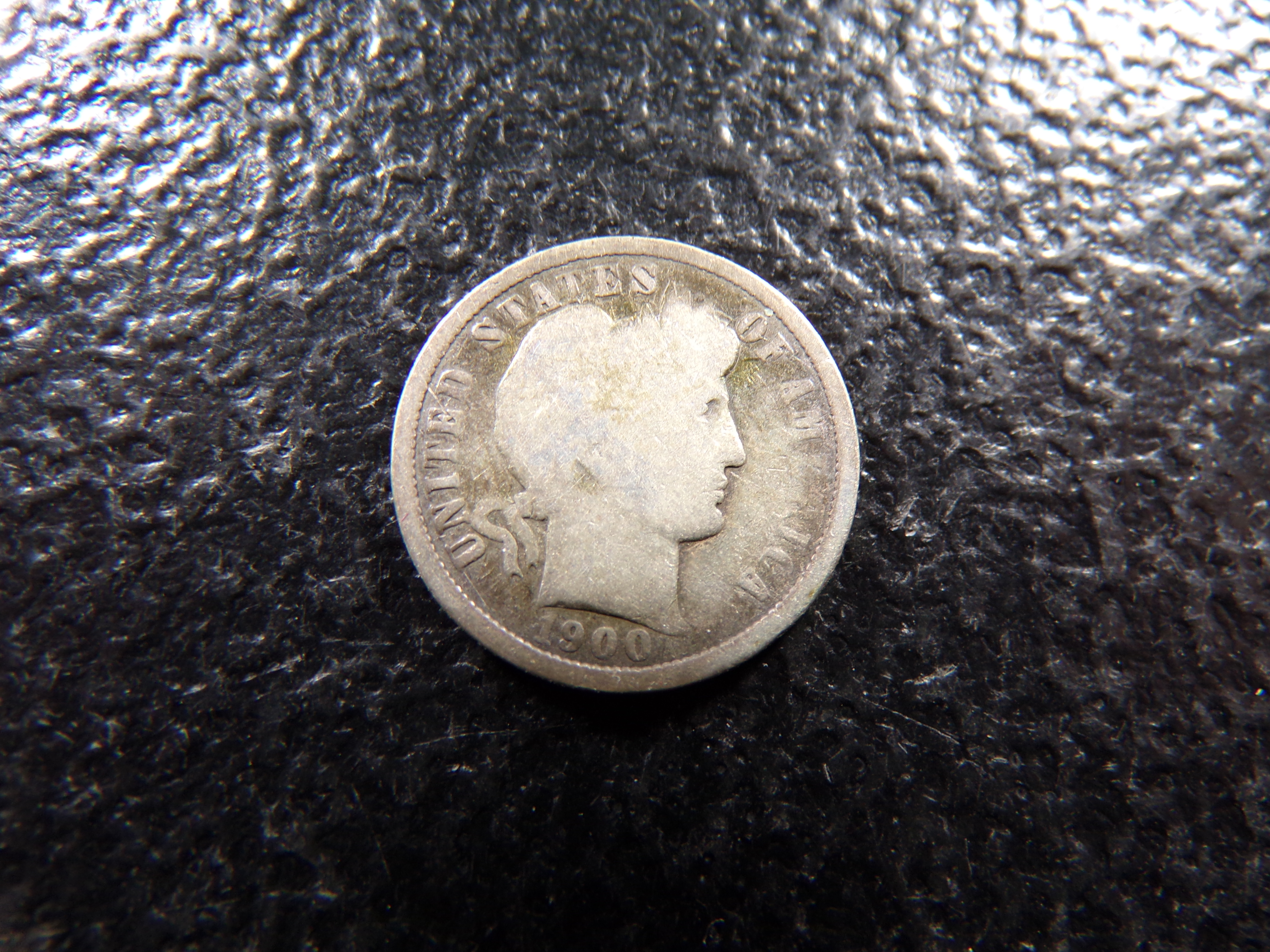 1900-O BARBER SILVER DIME