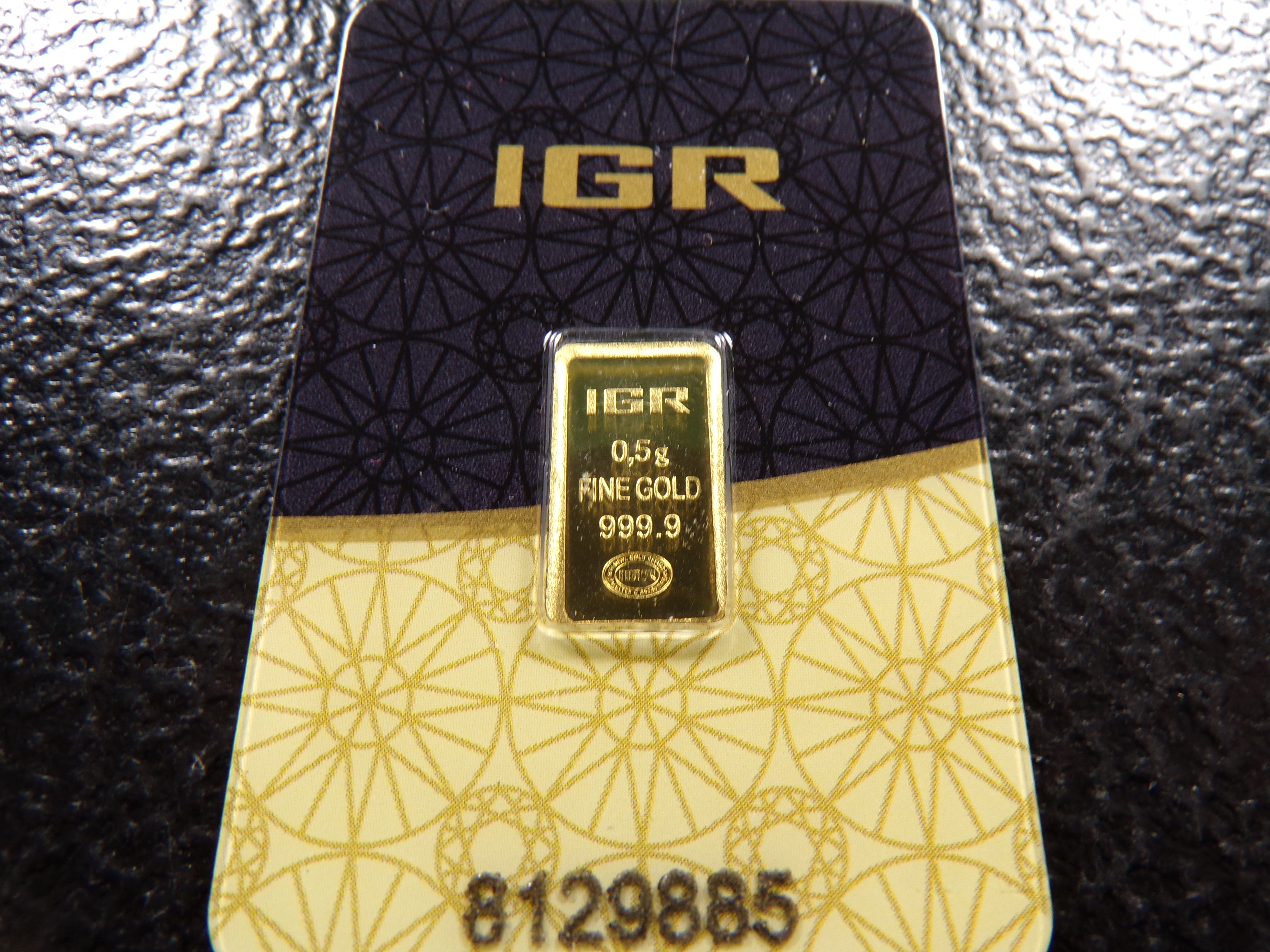 IGR 0.5 GRAM 999.9 FINE GOLD BAR