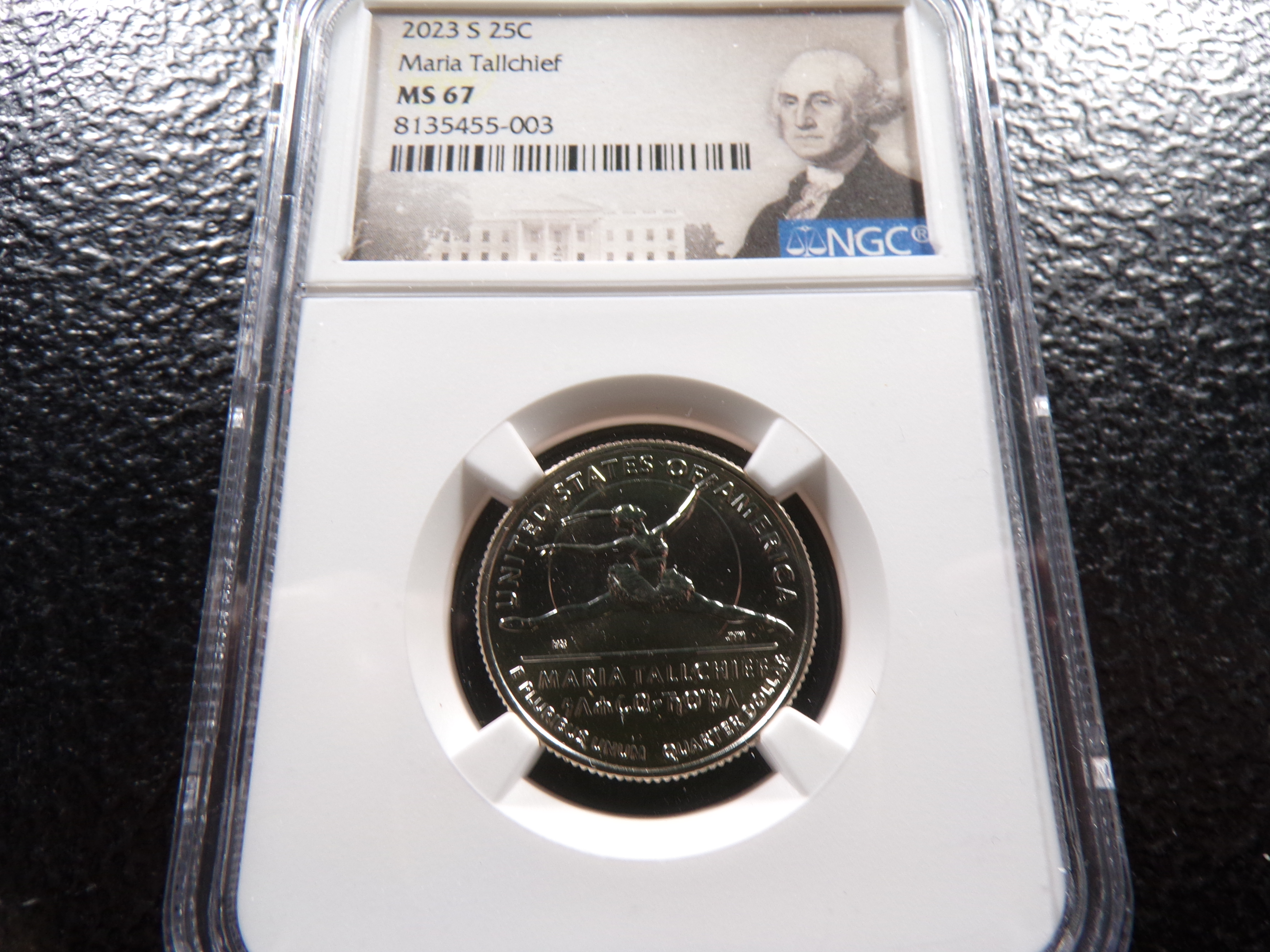 2023-S NGC MS67 MARIA TALLCHIEF QUARTER