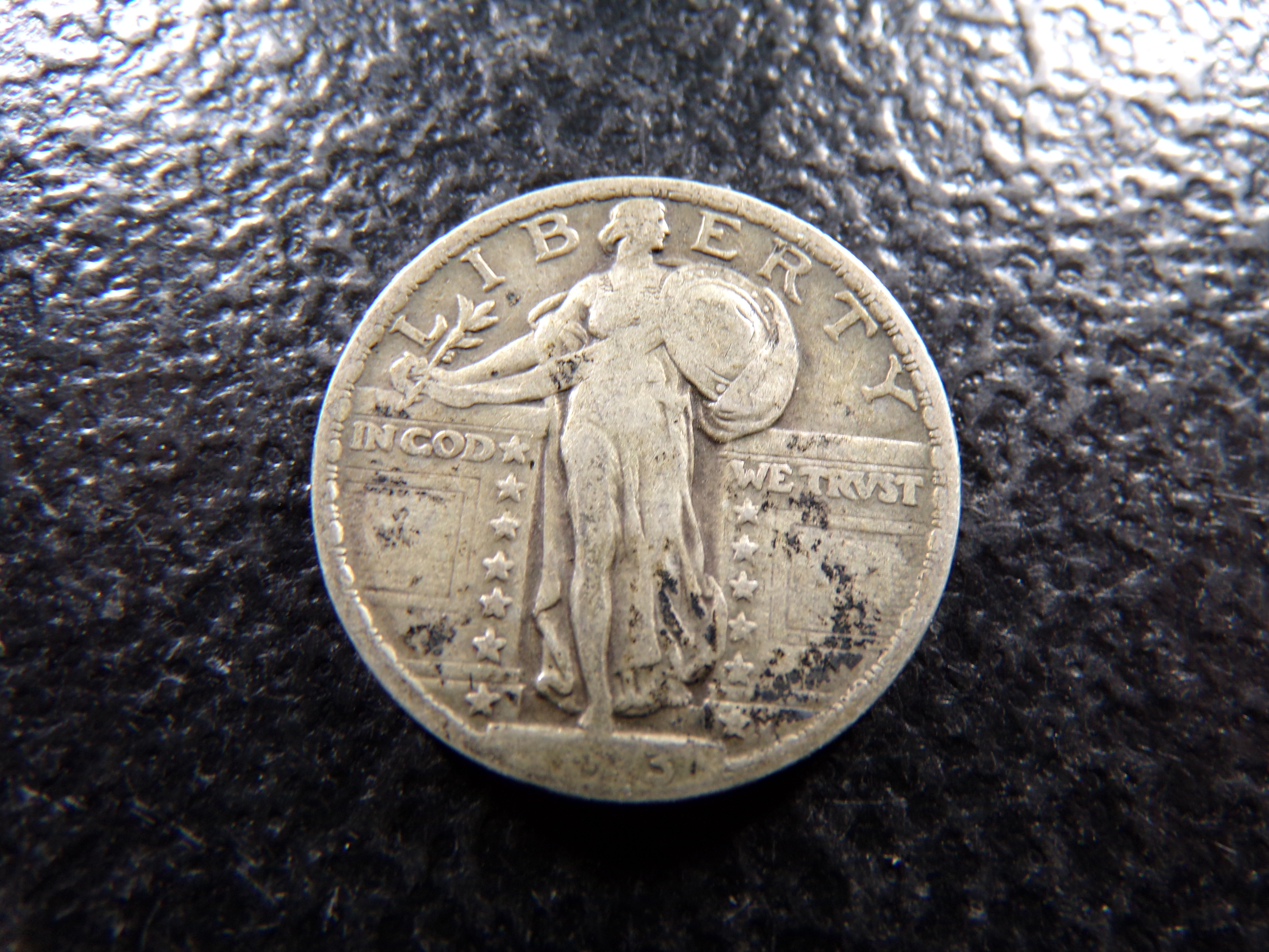 1923 STANDING LIBERTY SILVER QUARTER