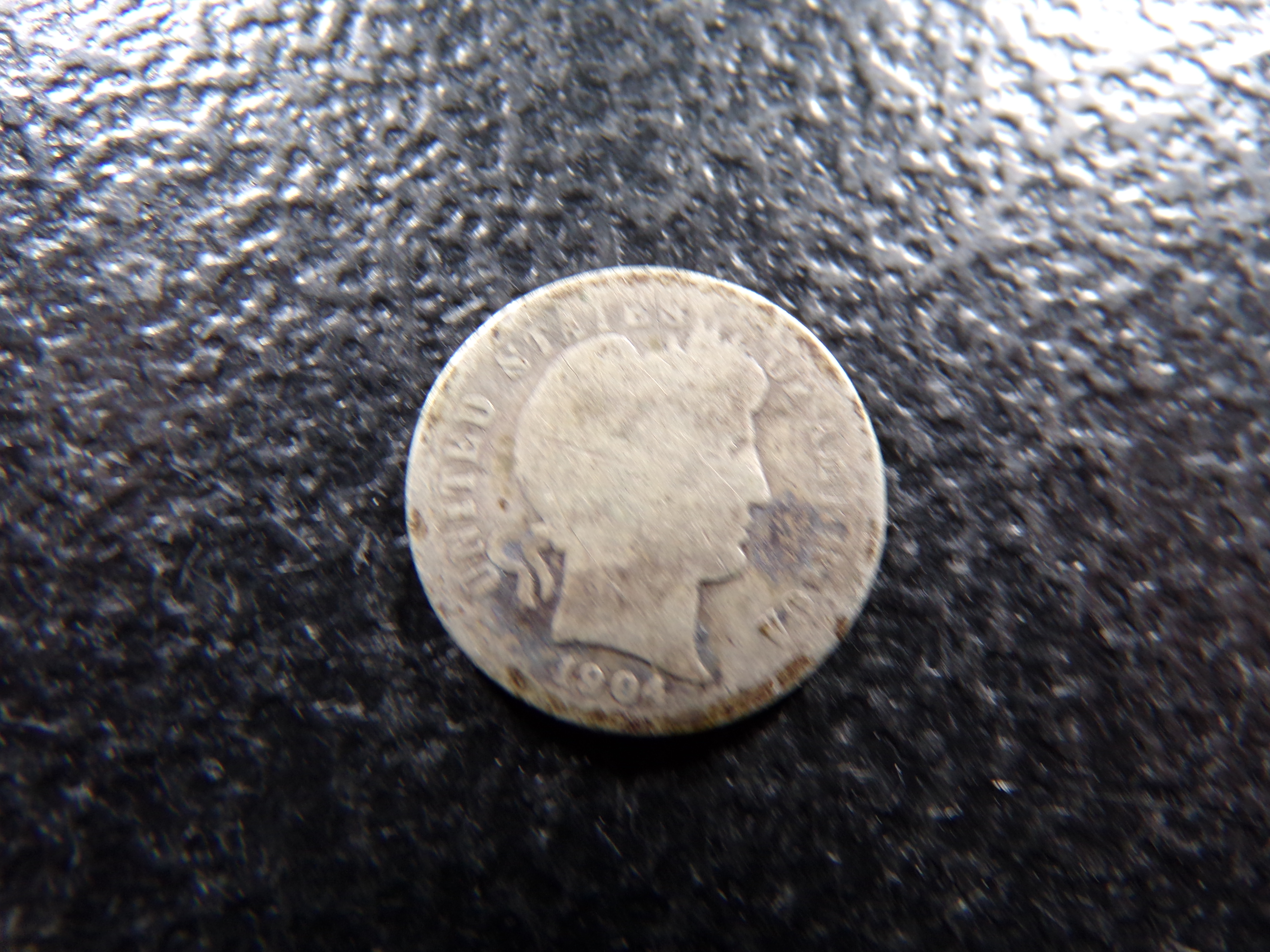 1904-S BARBER SILVER DIME