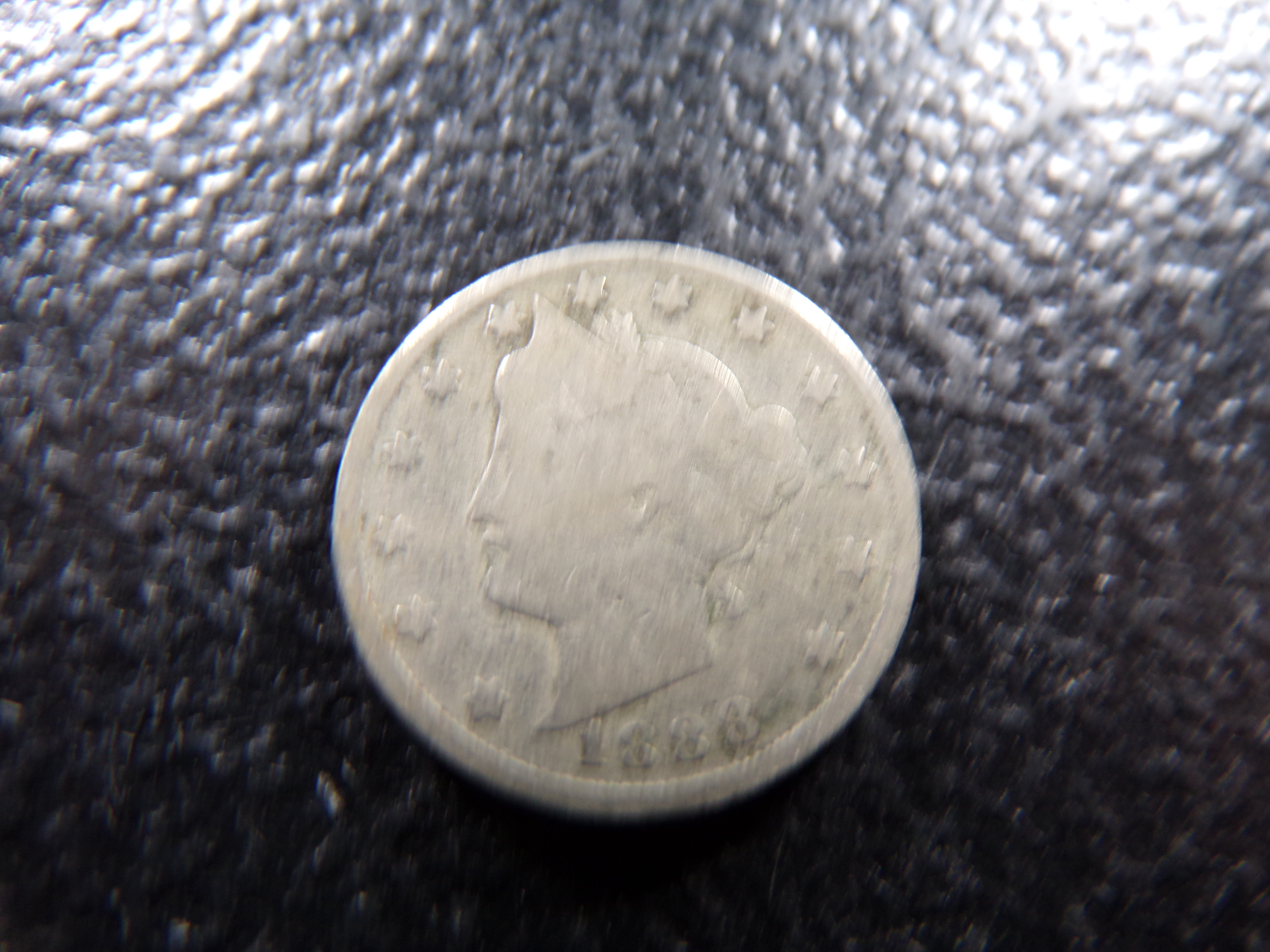 1888 LIBERTY HEAD V NICKEL