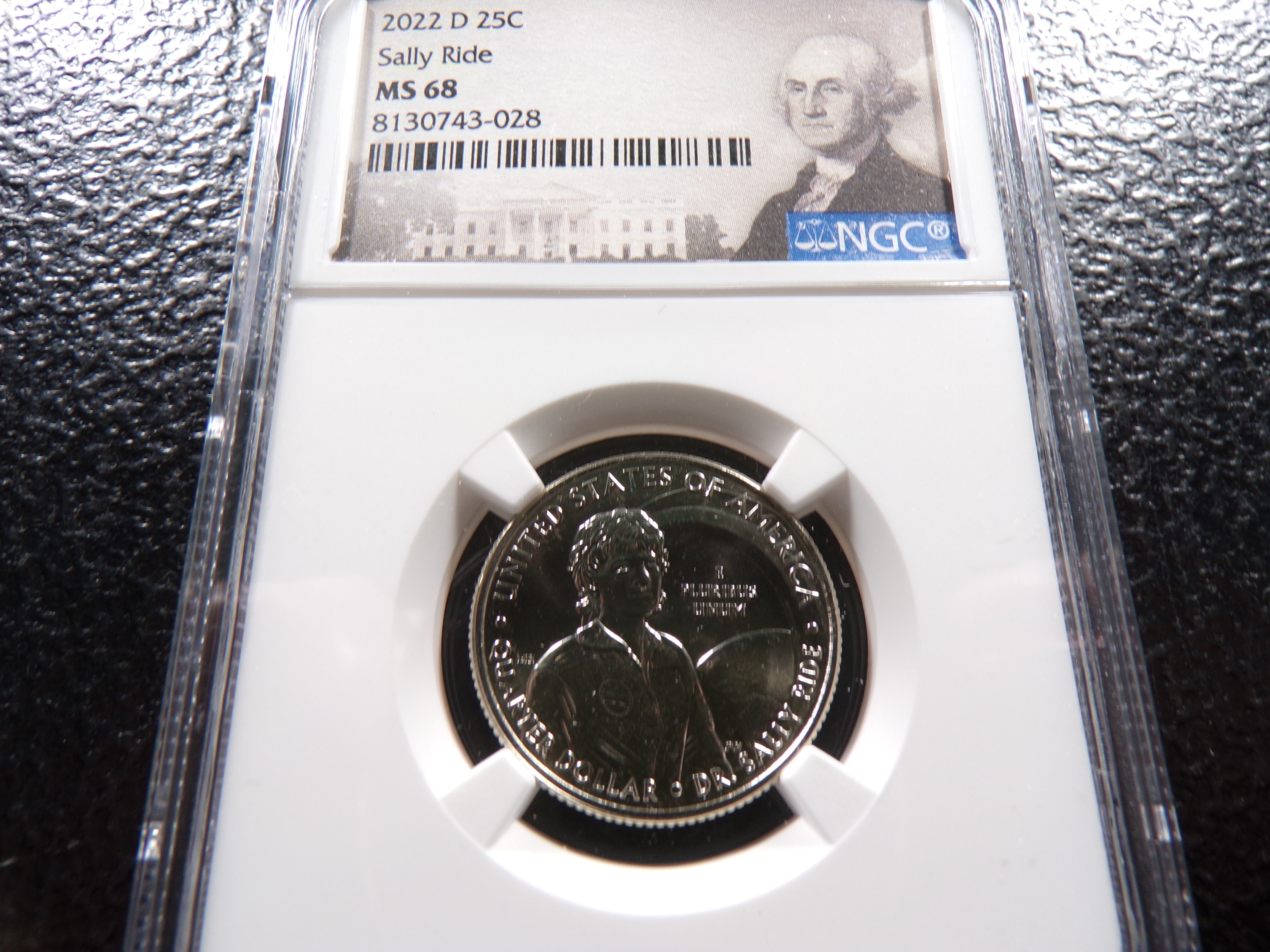 2022-D NGC MS68 SALLY RIDE QUARTER