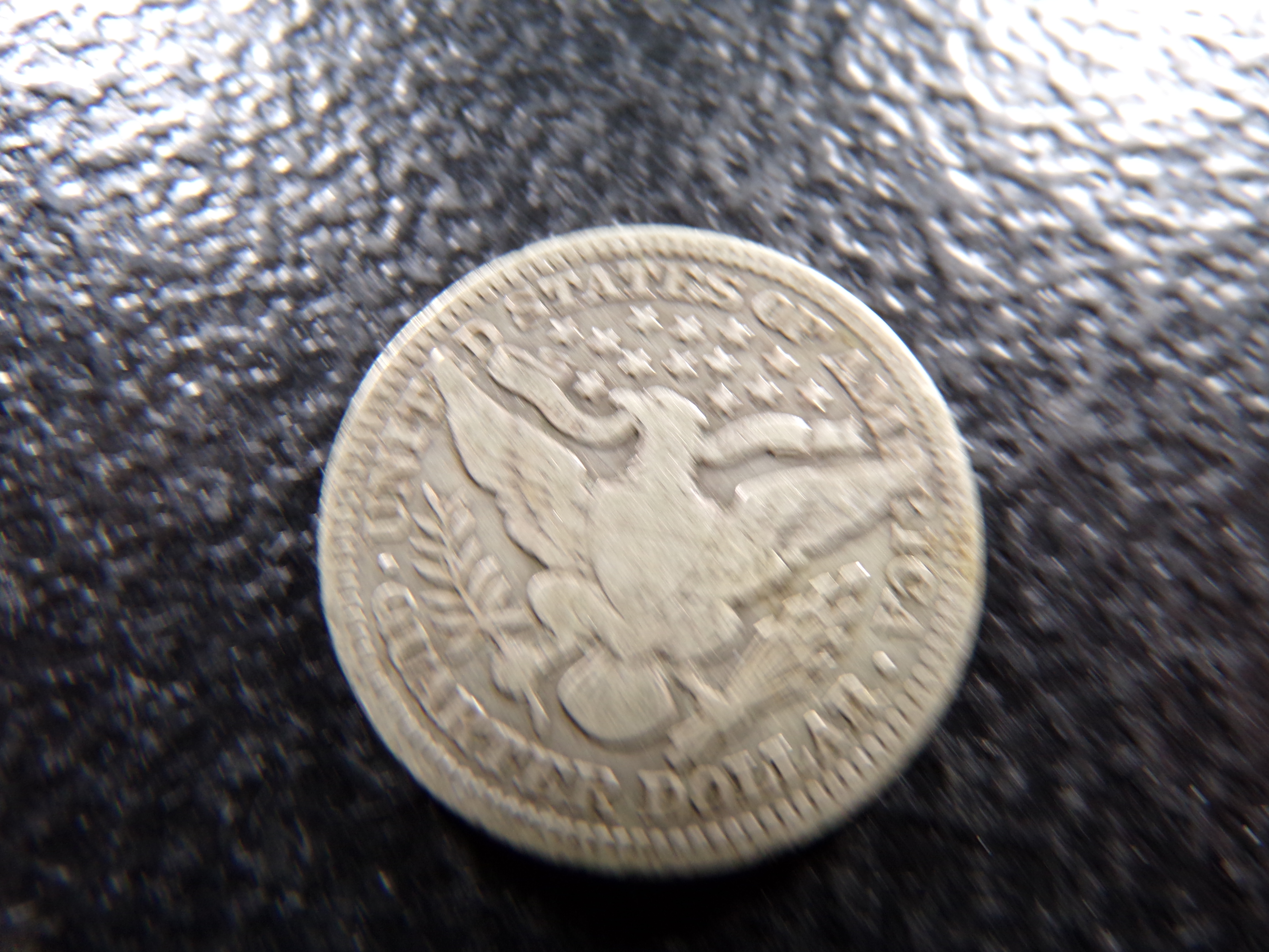 1909 BARBER SILVER QUARTER