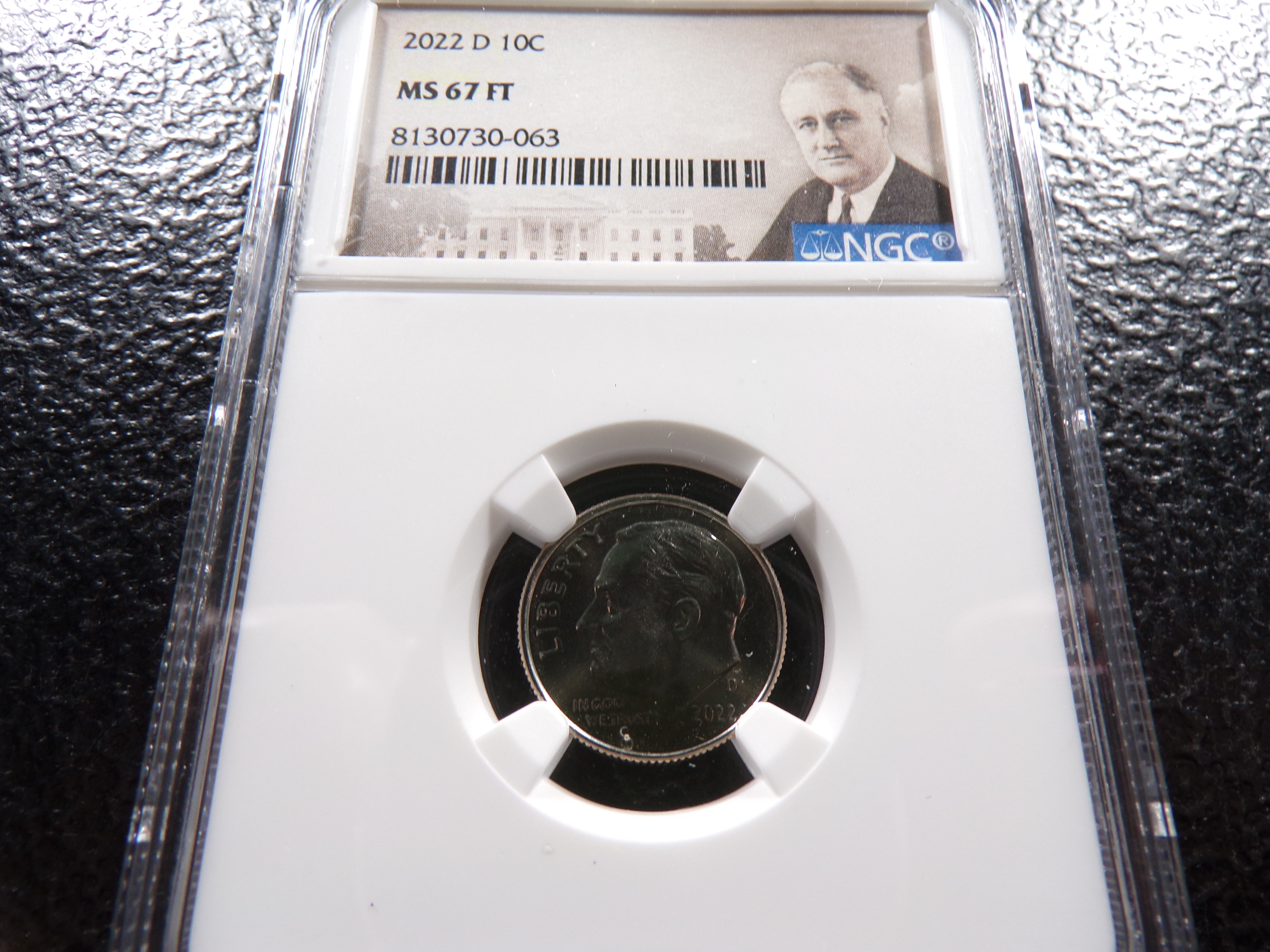 2022-D NGC MS67FT ROOSEVELT DIME