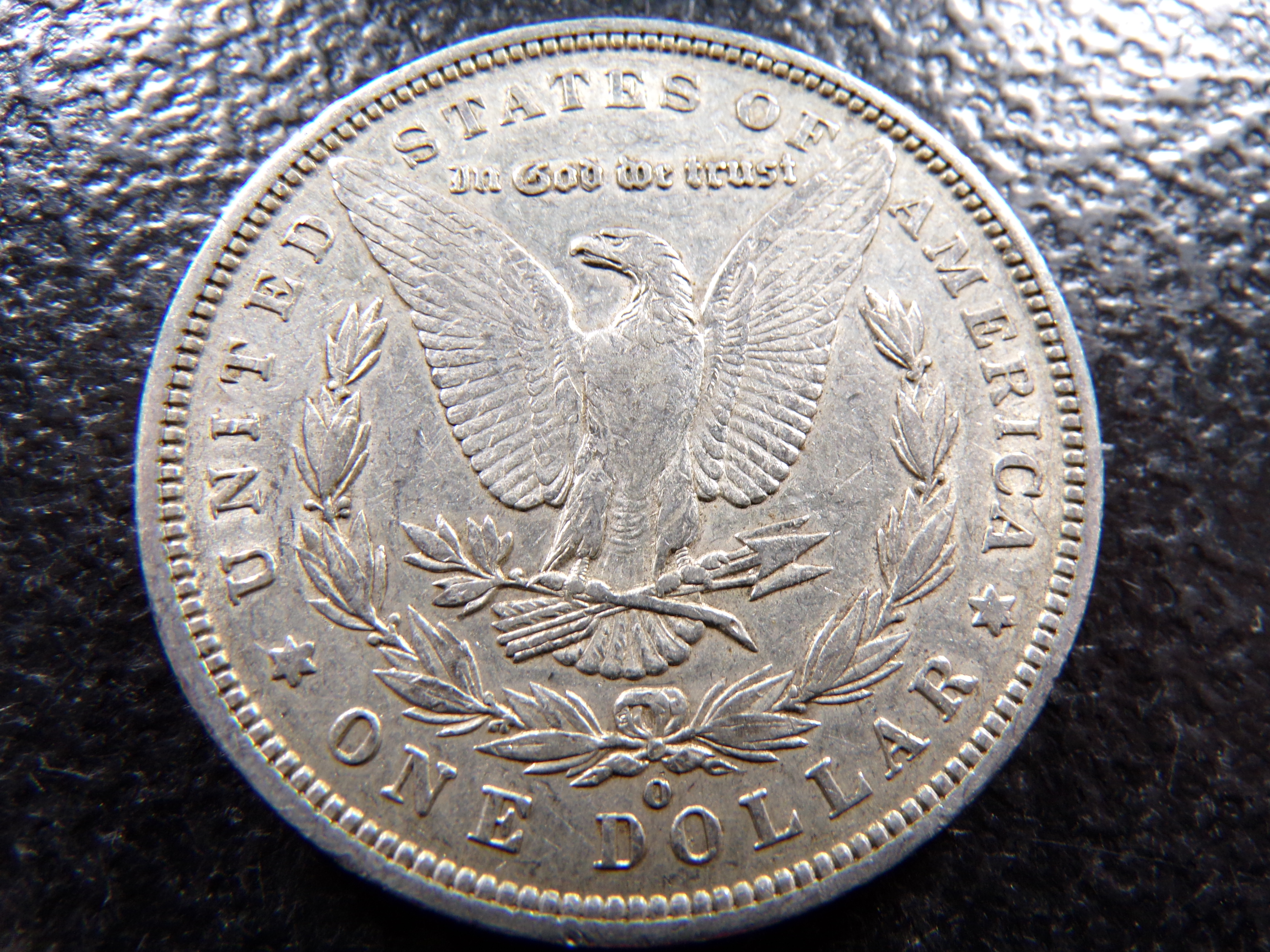 1890-O MORGAN SILVER DOLLAR