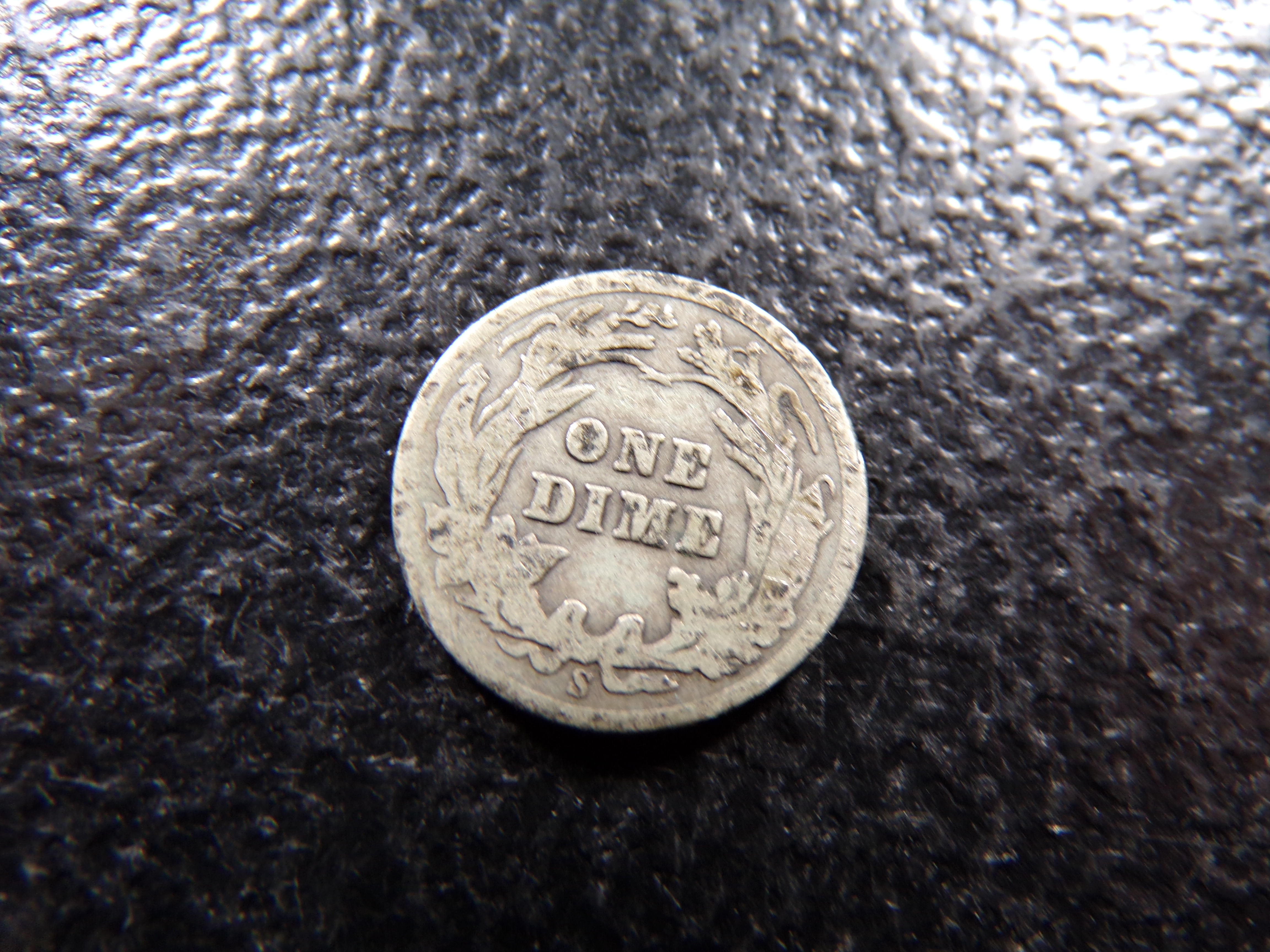 1909-S BARBER SILVER DIME